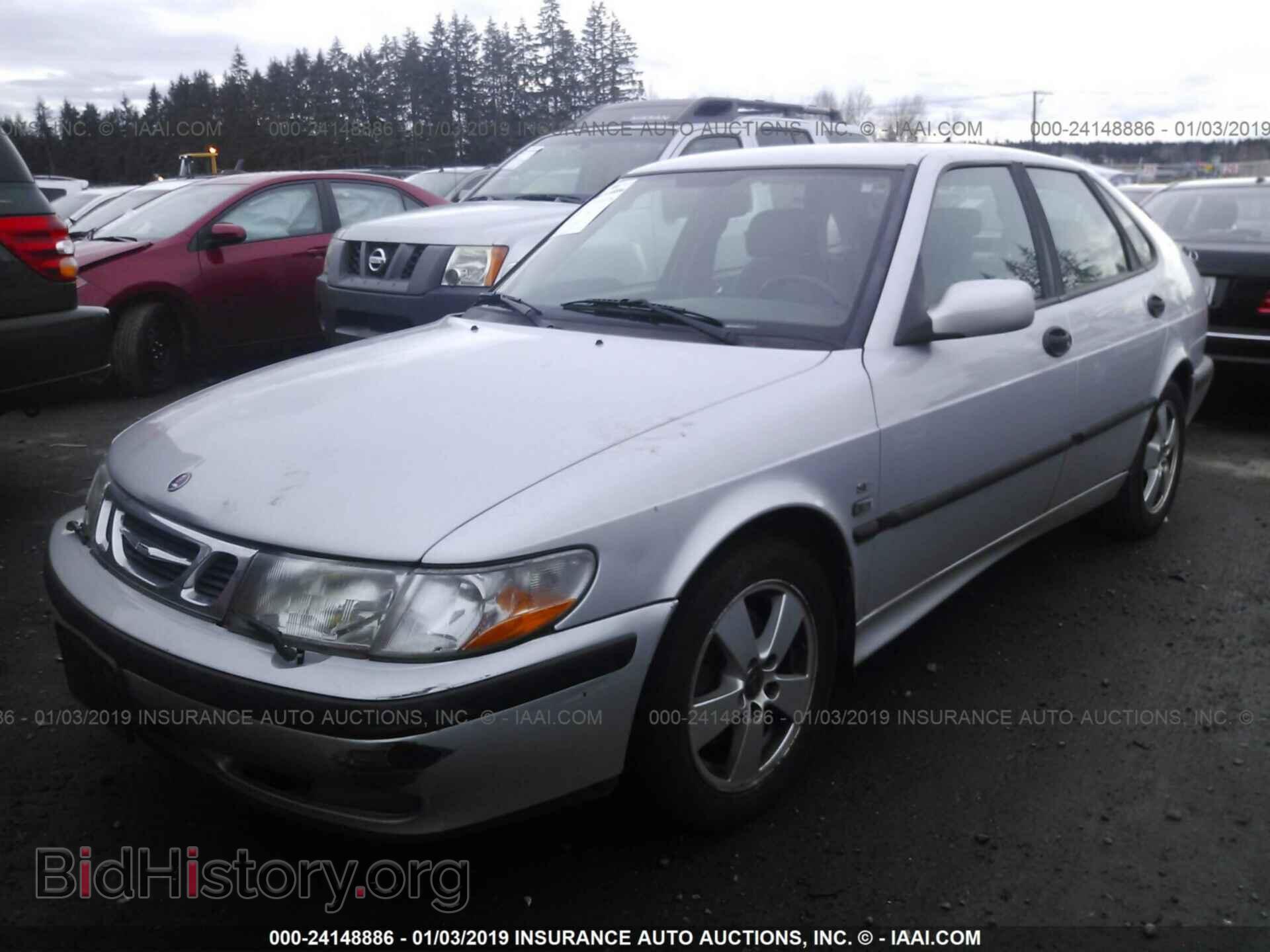 2002 SAAB 9-3 - VIN: YS3DF58K522009795 - Фото 2