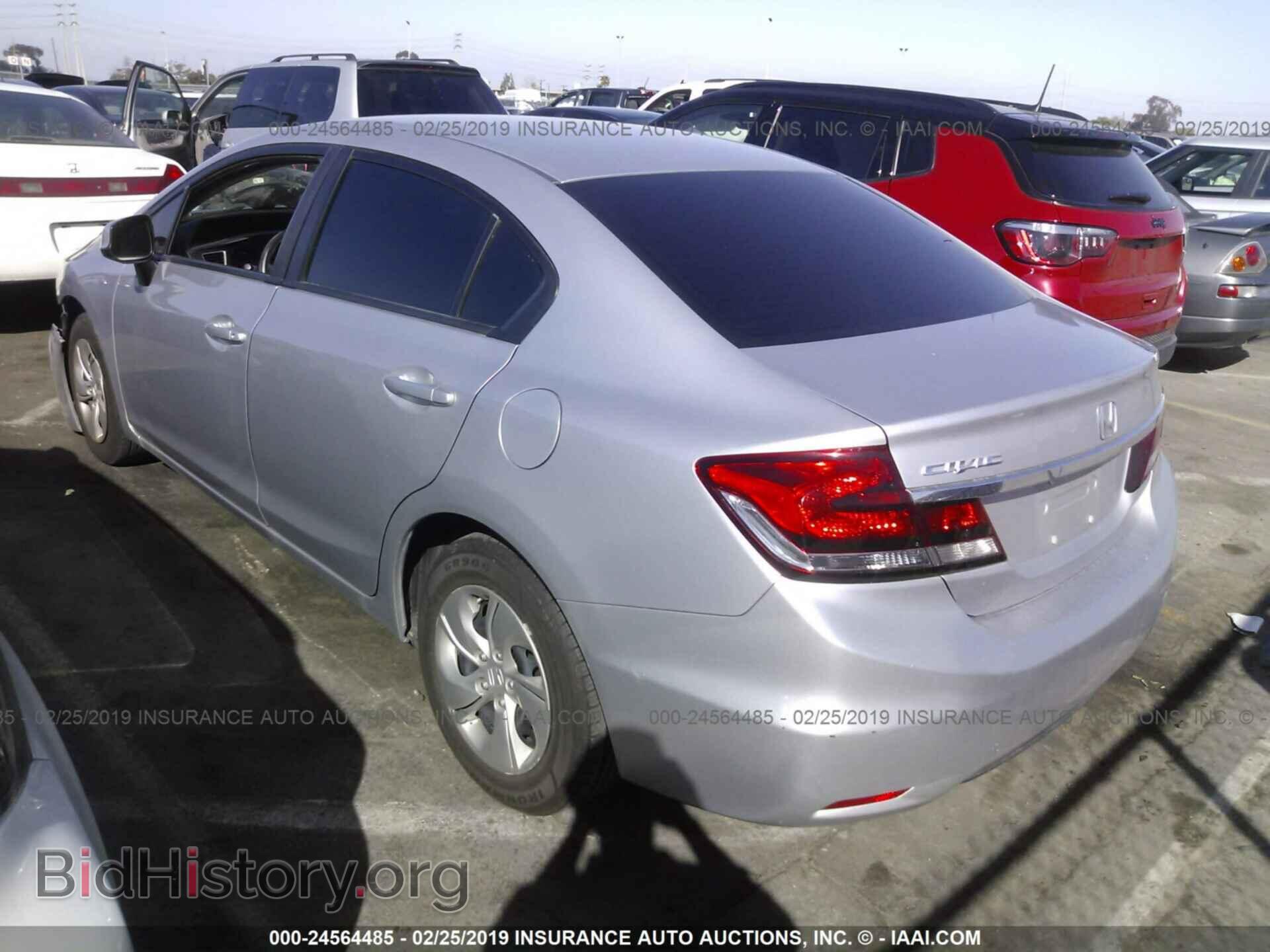 2013 HONDA CIVIC - VIN: 19XFB2F58DE254801 - Фото 3