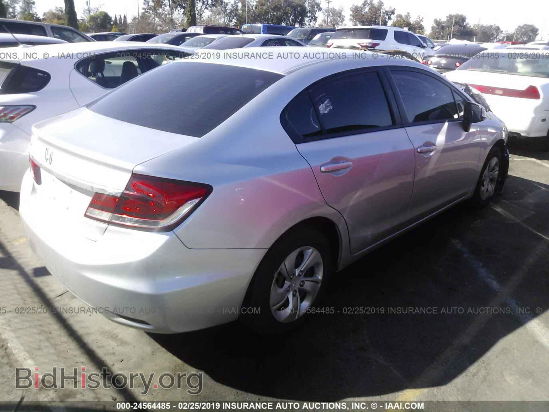 2013 HONDA CIVIC - VIN: 19XFB2F58DE254801 - Фото 4