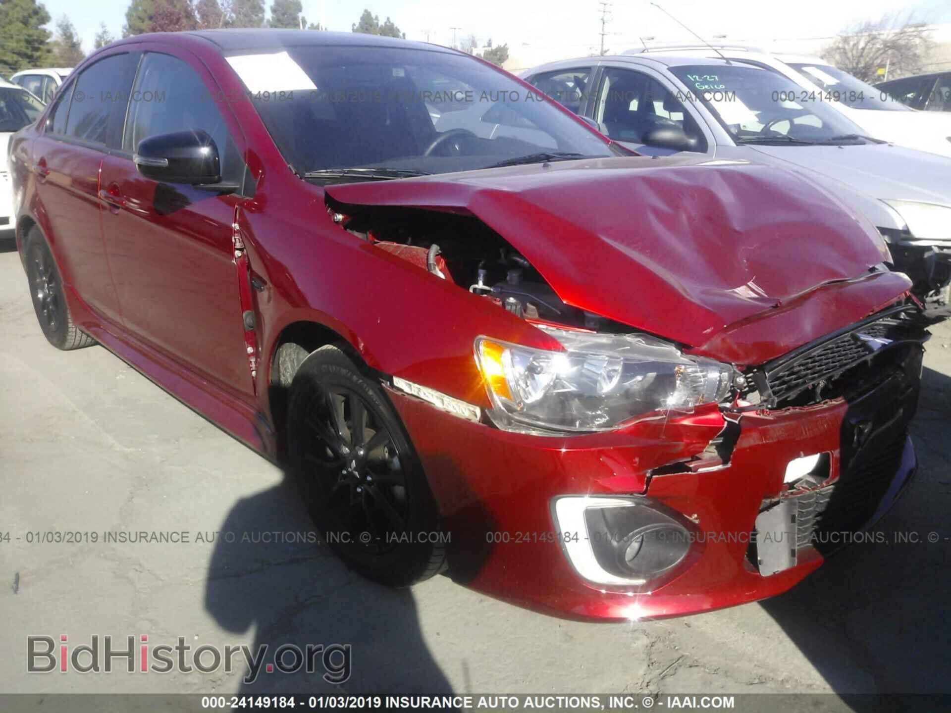 Фотография JA32U2FU6HU012479 - MITSUBISHI LANCER 2017