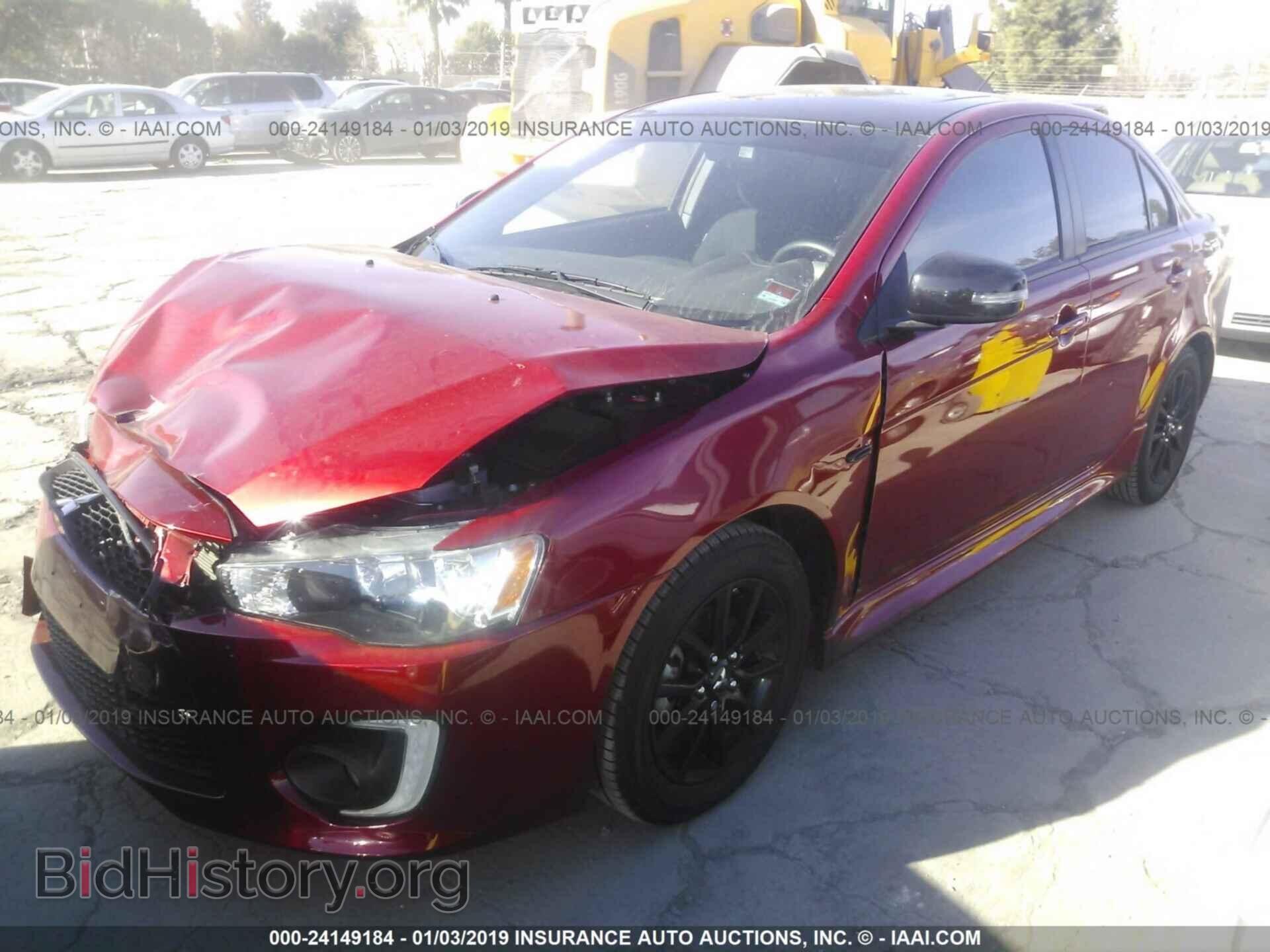 2017 MITSUBISHI LANCER - VIN: JA32U2FU6HU012479 - Фото 2