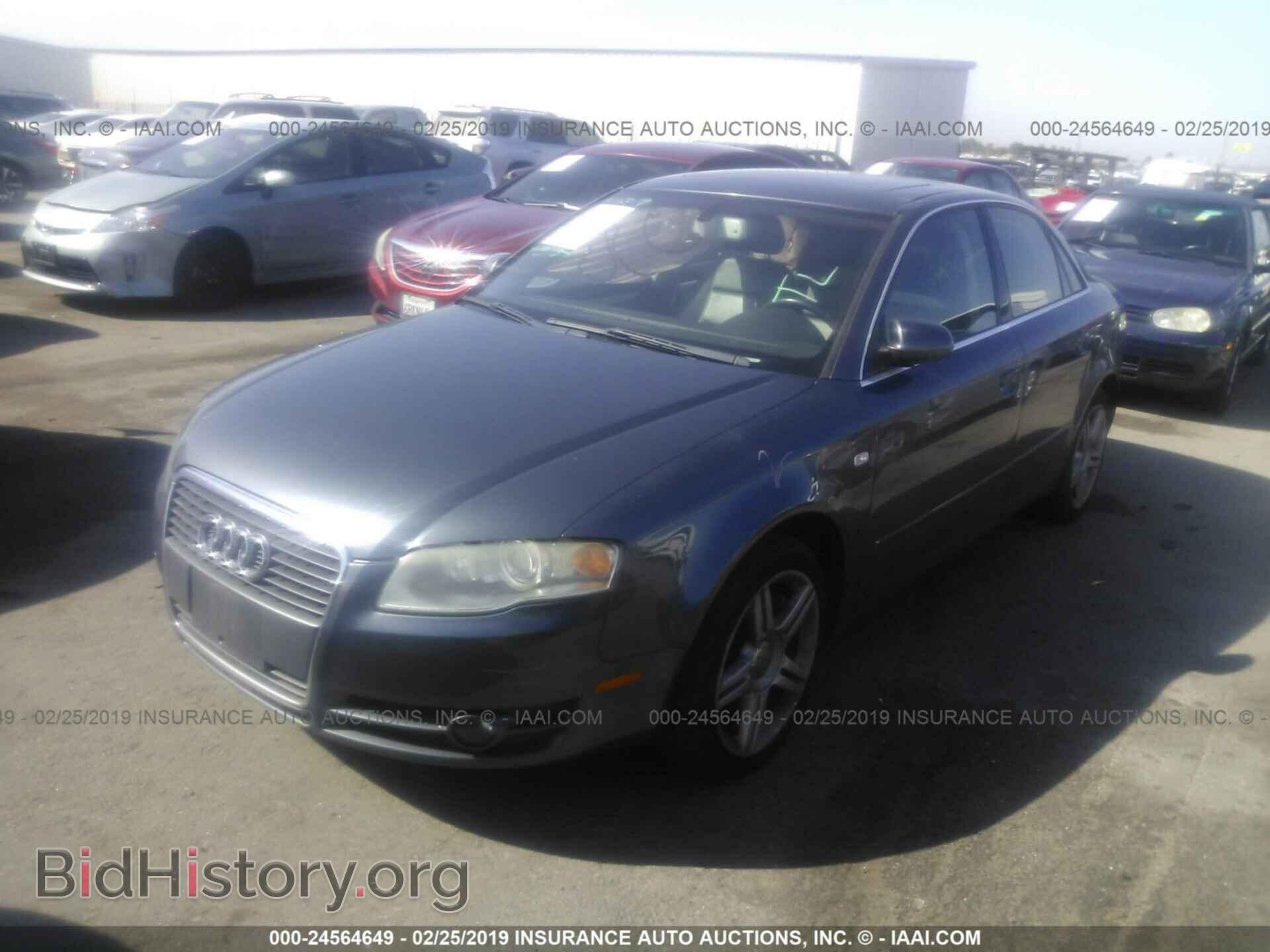 2007 AUDI A4 - VIN: WAUAF78E87A261180 - Фото 2