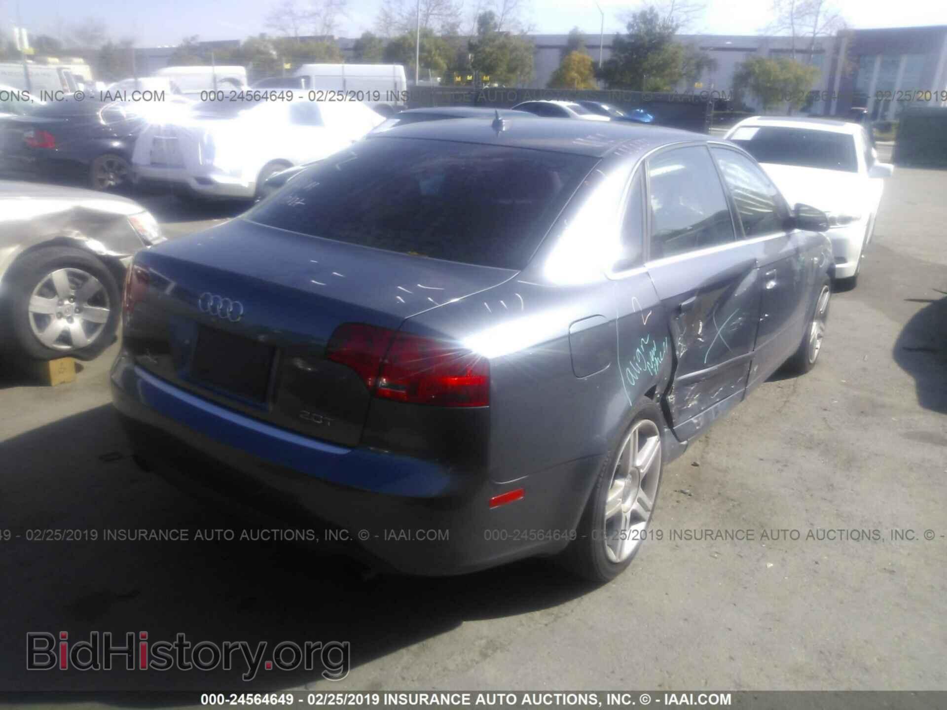 2007 AUDI A4 - VIN: WAUAF78E87A261180 - Фото 4