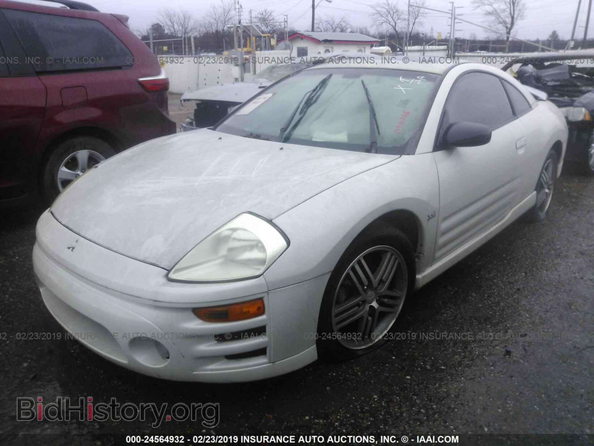 2003 MITSUBISHI ECLIPSE - VIN: 4A3AC74H93E030316 - Фото 2