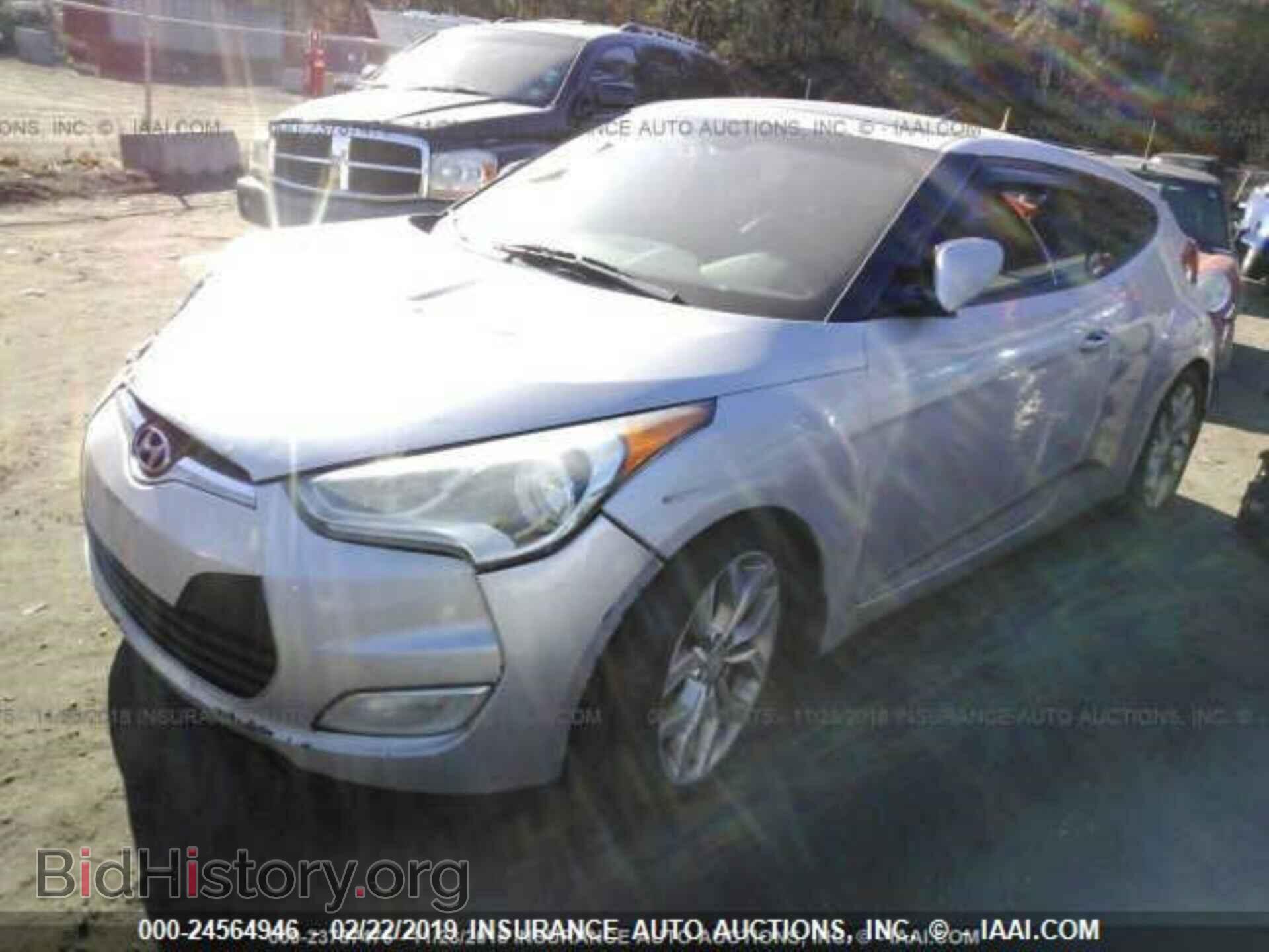 2012 HYUNDAI VELOSTER - VIN: KMHTC6AD2CU058693 - Фото 2