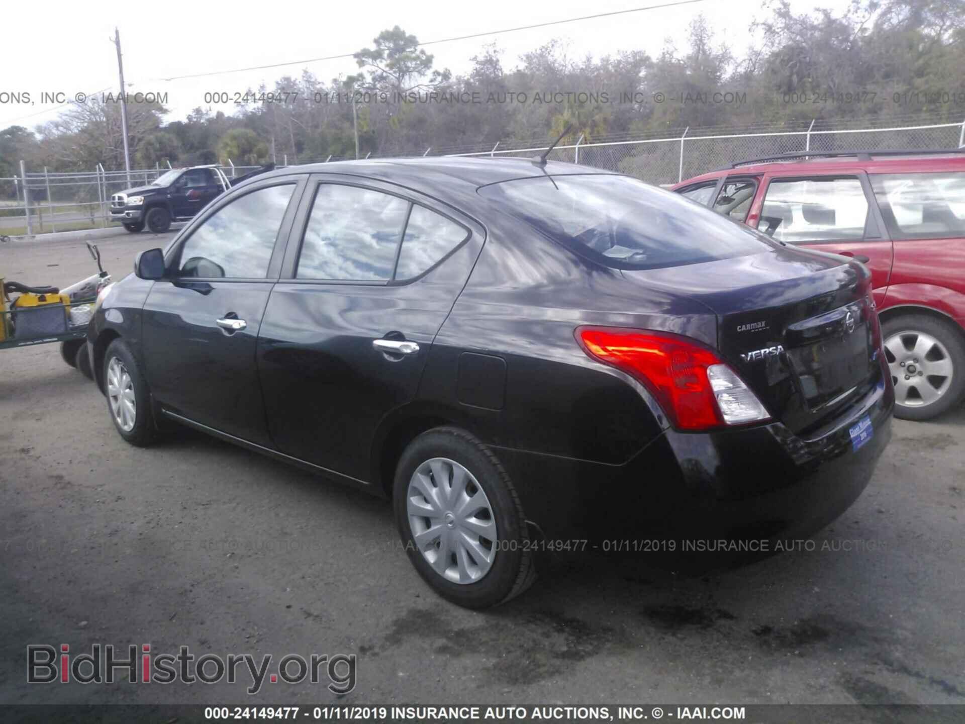 2012 NISSAN VERSA - VIN: 3N1CN7AP7CL915893 - Фото 3