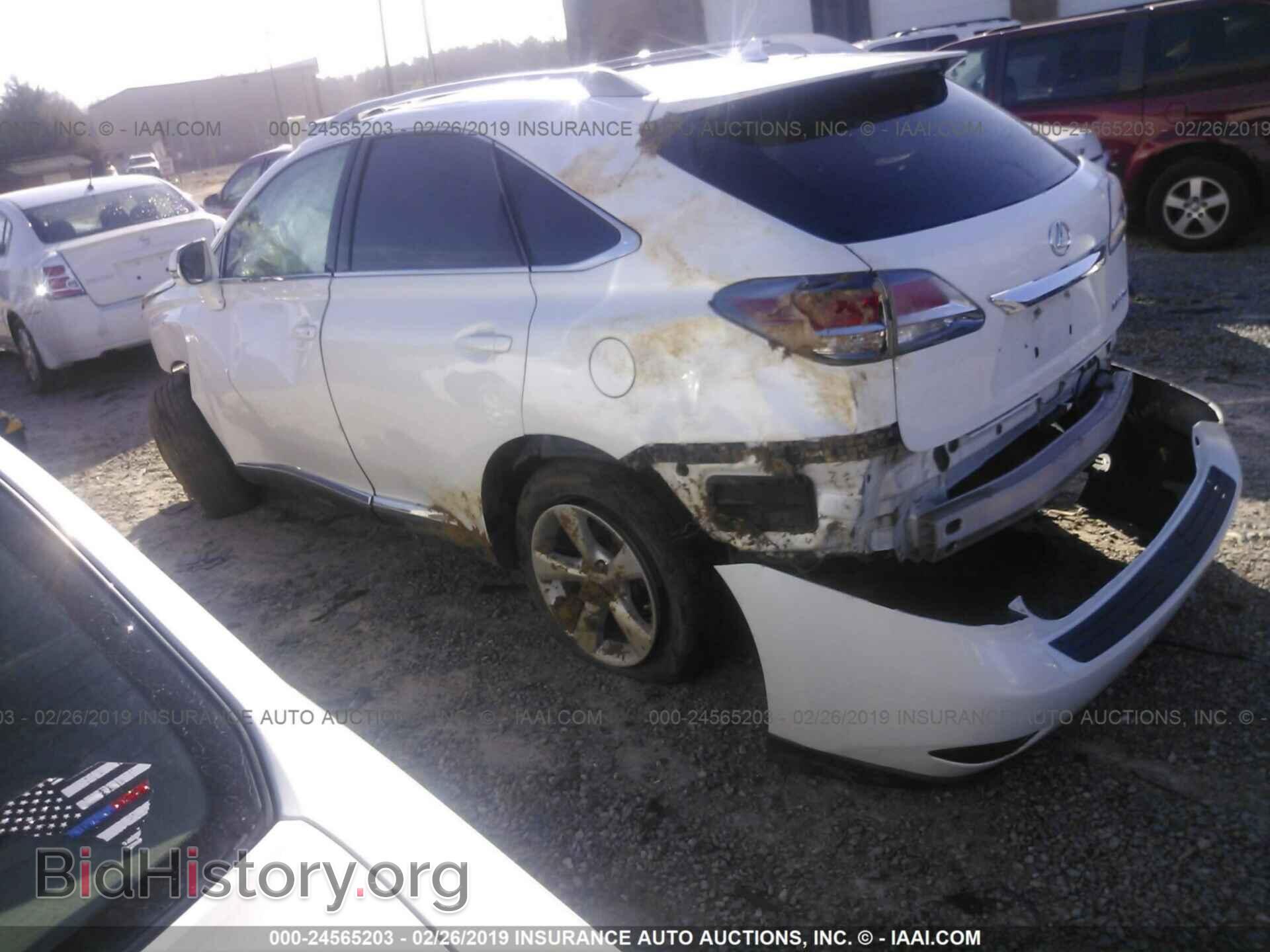 2013 LEXUS RX - VIN: 2T2BK1BA1DC162970 - Фото 3