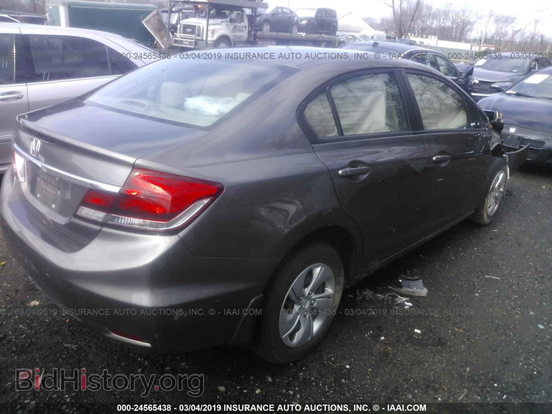 2013 HONDA CIVIC - VIN: 19XFB2F58DE289581 - Фото 4