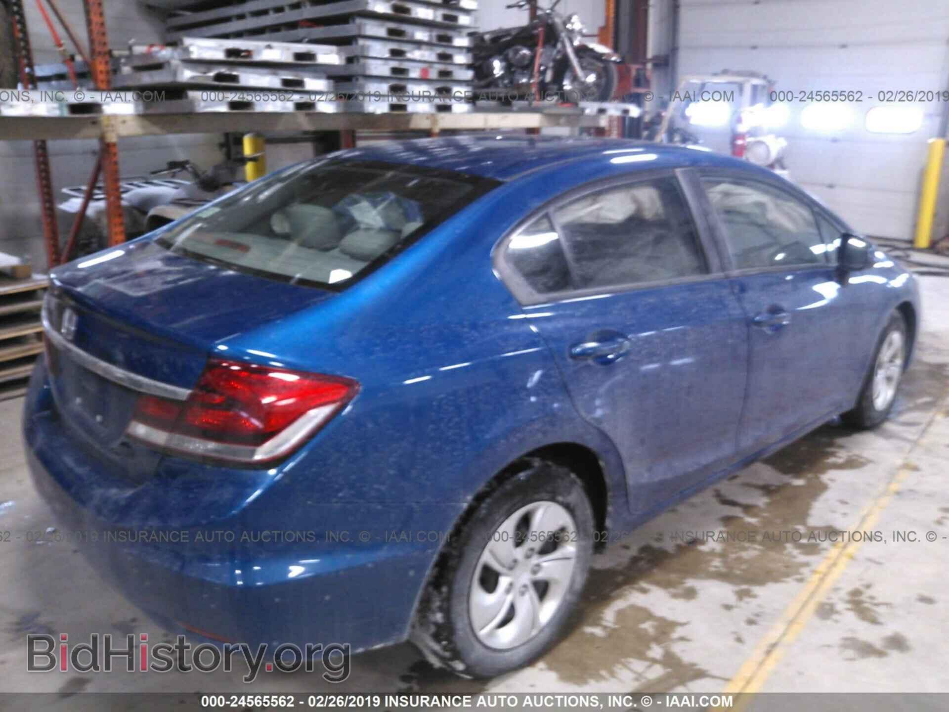 2013 HONDA CIVIC - VIN: 19XFB2F51DE059834 - Фото 4
