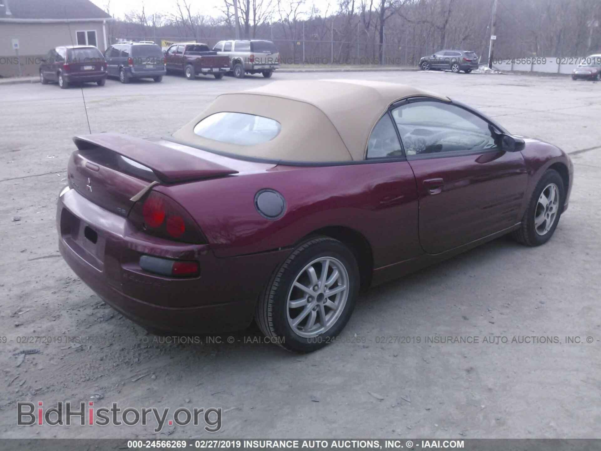 2001 MITSUBISHI ECLIPSE - VIN: 4A3AE45GX1E212702 - Фото 4