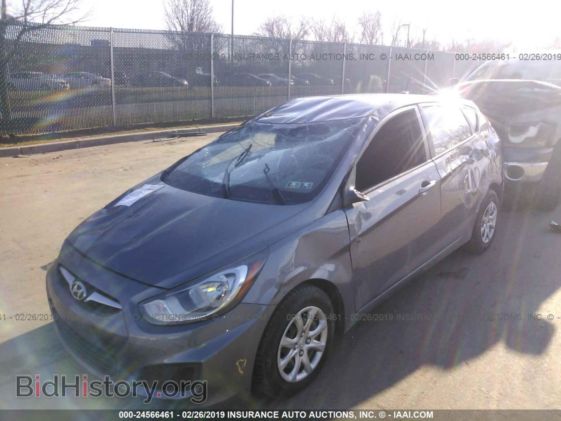 2013 HYUNDAI ACCENT - VIN: KMHCT5AE5DU138347 - Фото 2