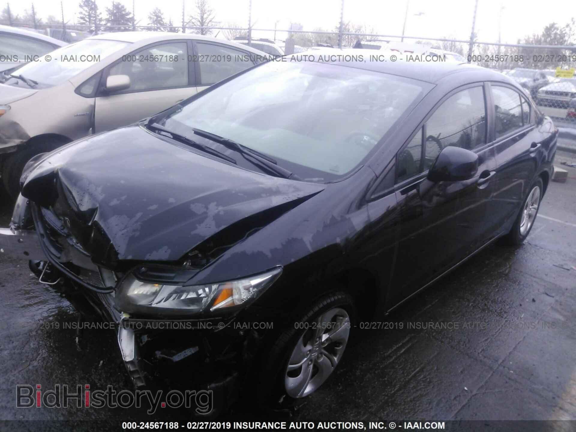 2013 HONDA CIVIC - VIN: 2HGFB2F59DH543627 - Фото 2