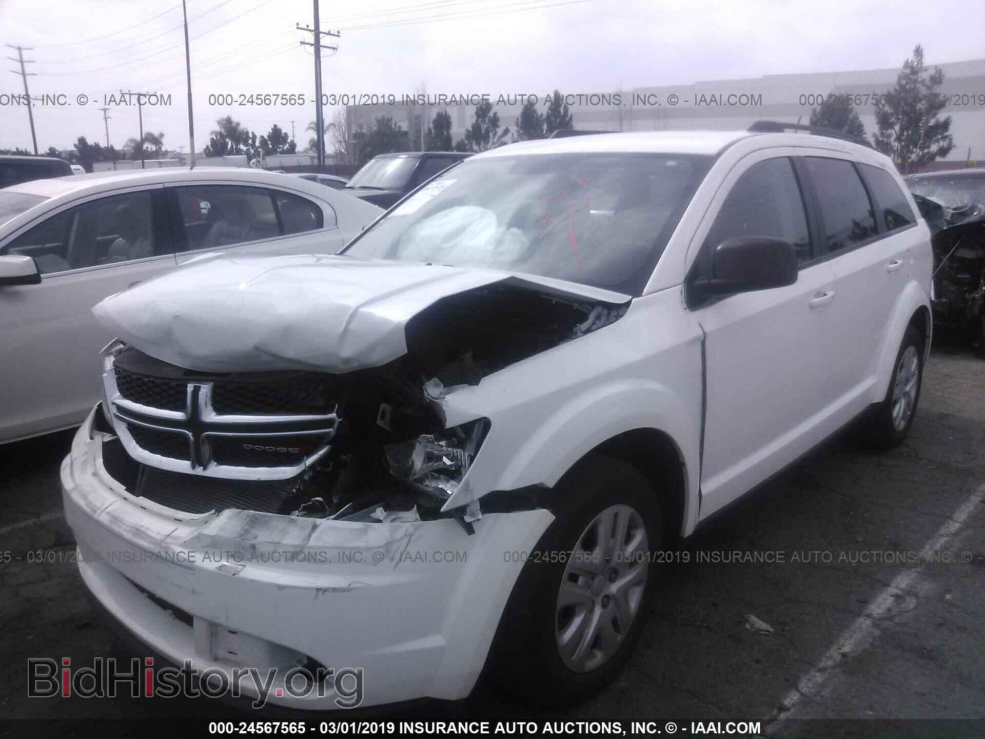 2016 DODGE JOURNEY - VIN: 3C4PDCAB5GT139543 - Фото 2