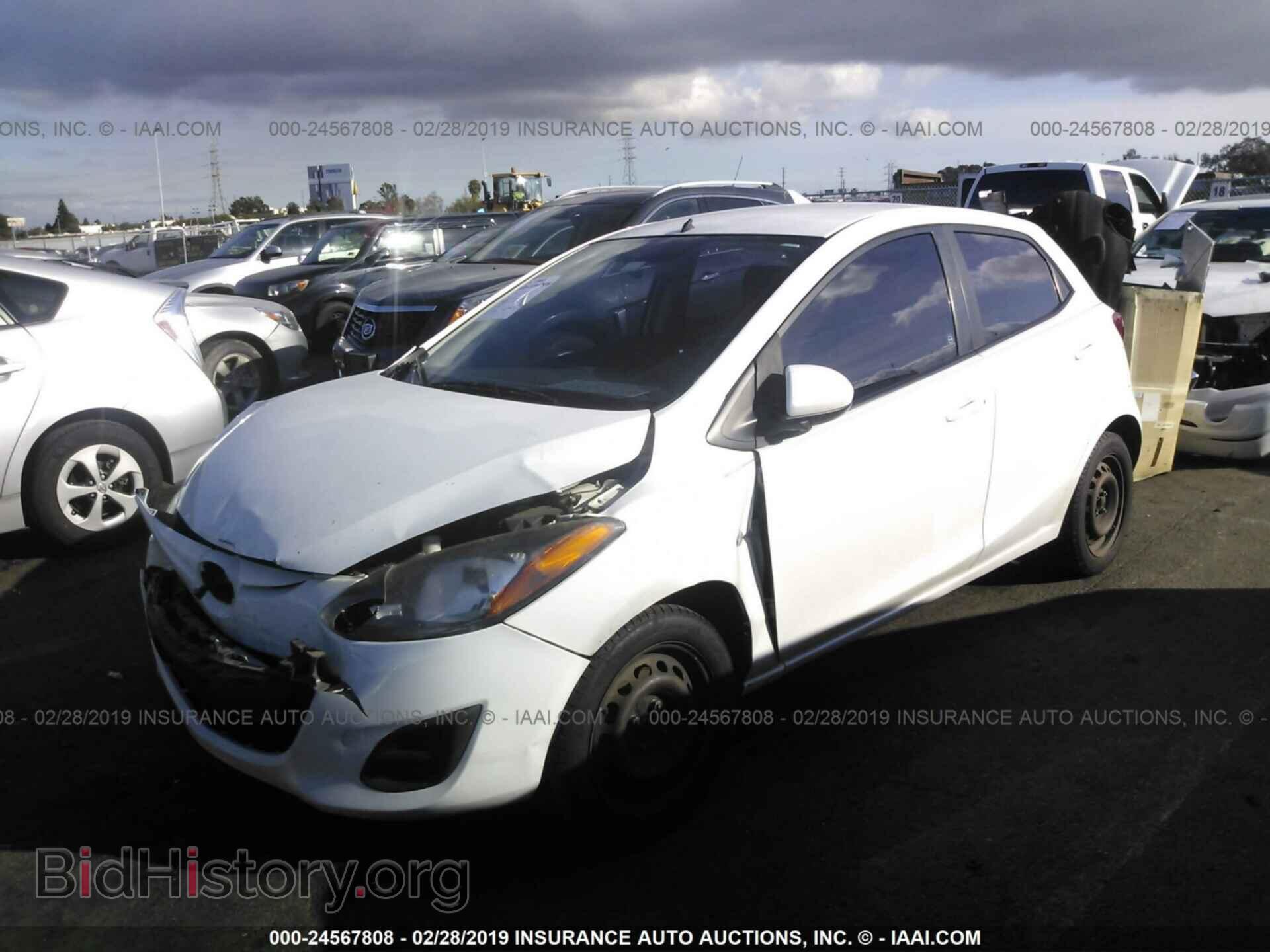 2011 MAZDA MAZDA2 - VIN: JM1DE1HY1B0114644 - Фото 2