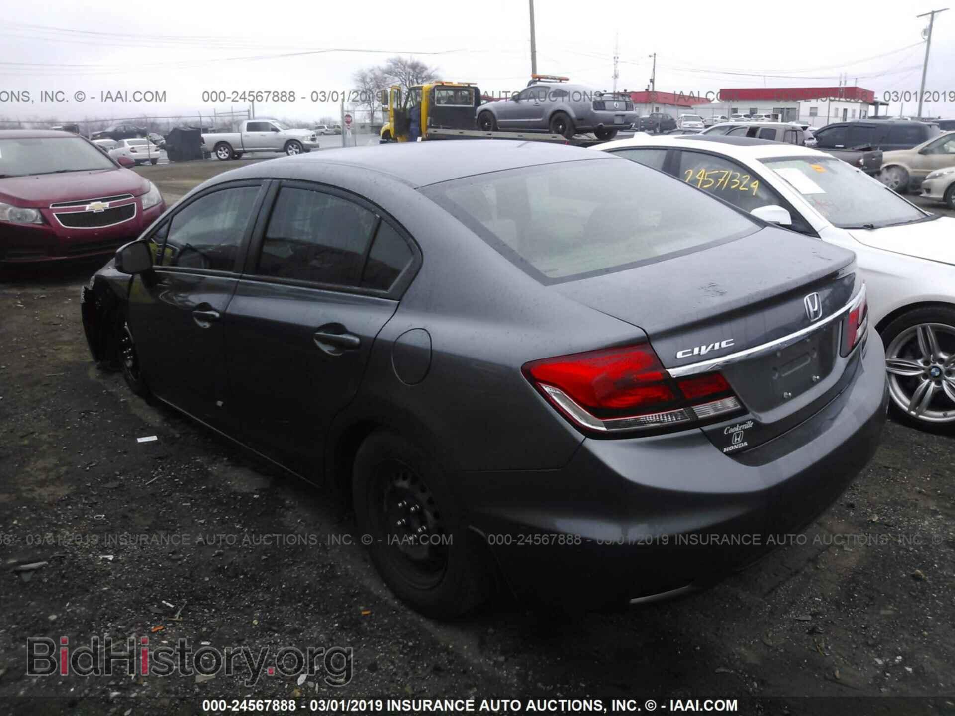 2013 HONDA CIVIC - VIN: 19XFB2F52DE051399 - Фото 3