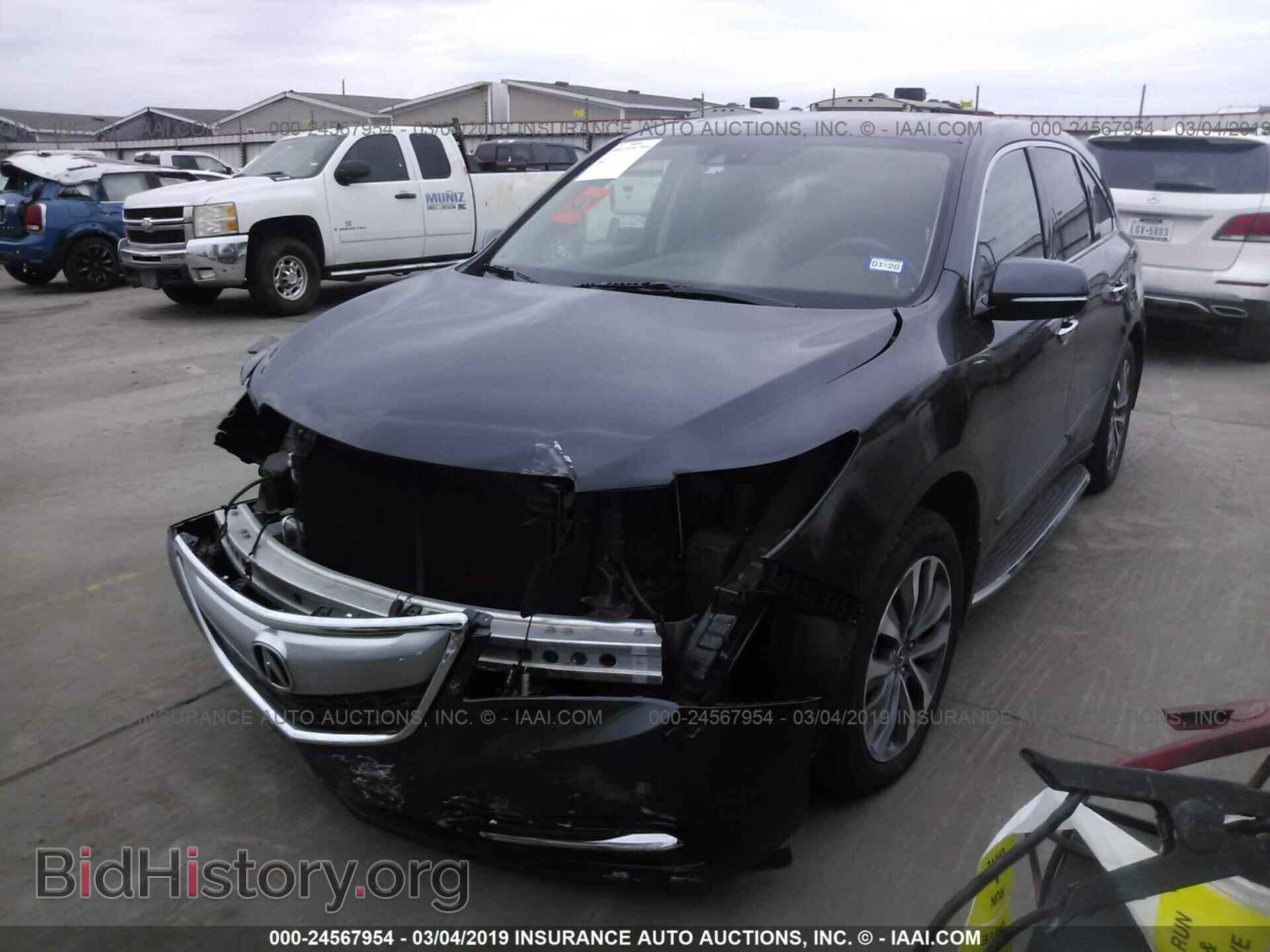 2014 ACURA MDX - VIN: 5FRYD3H40EB007277 - Фото 2