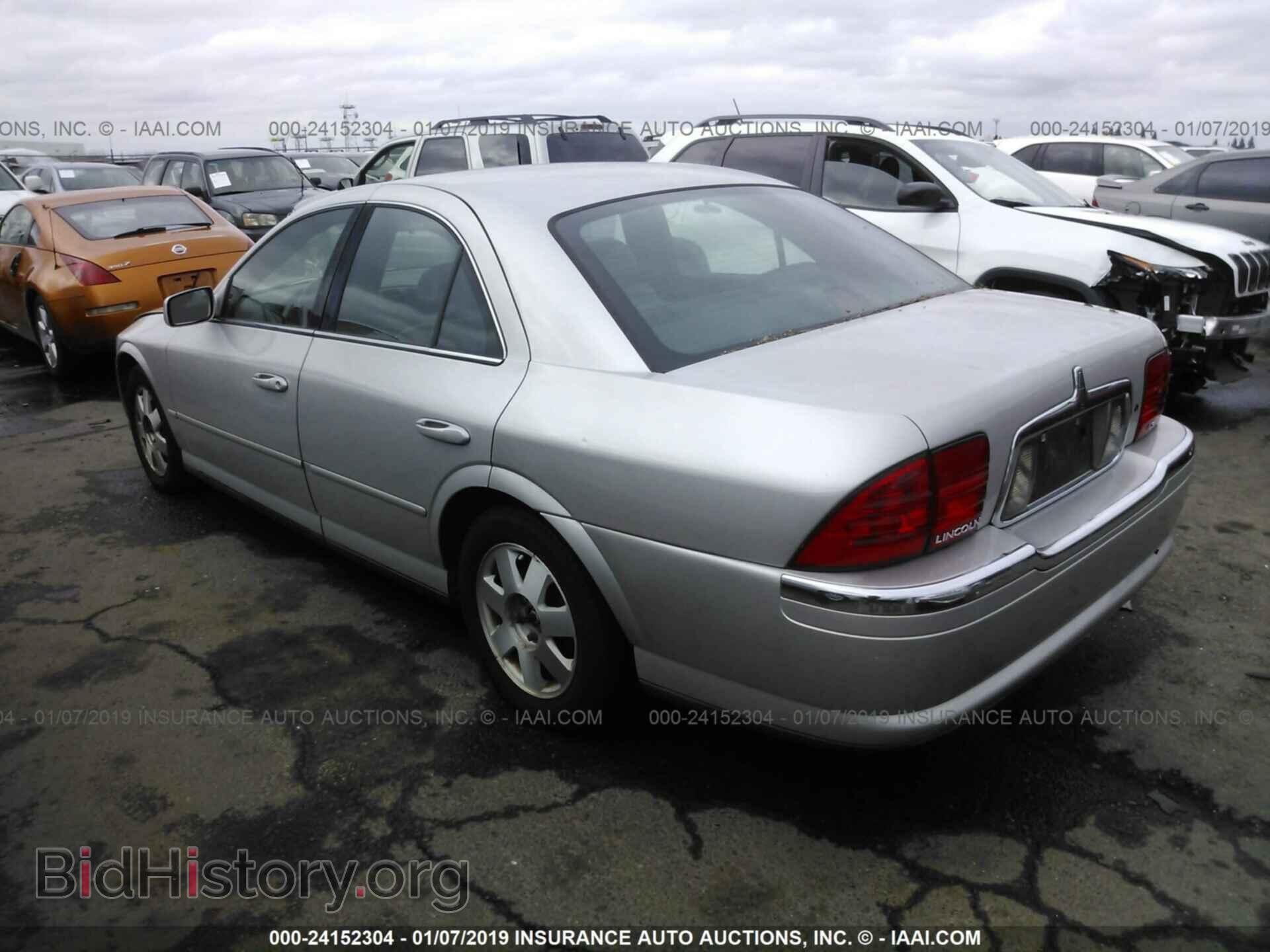 2002 LINCOLN LS - VIN: 1LNHM86SX2Y712787 - Фото 3