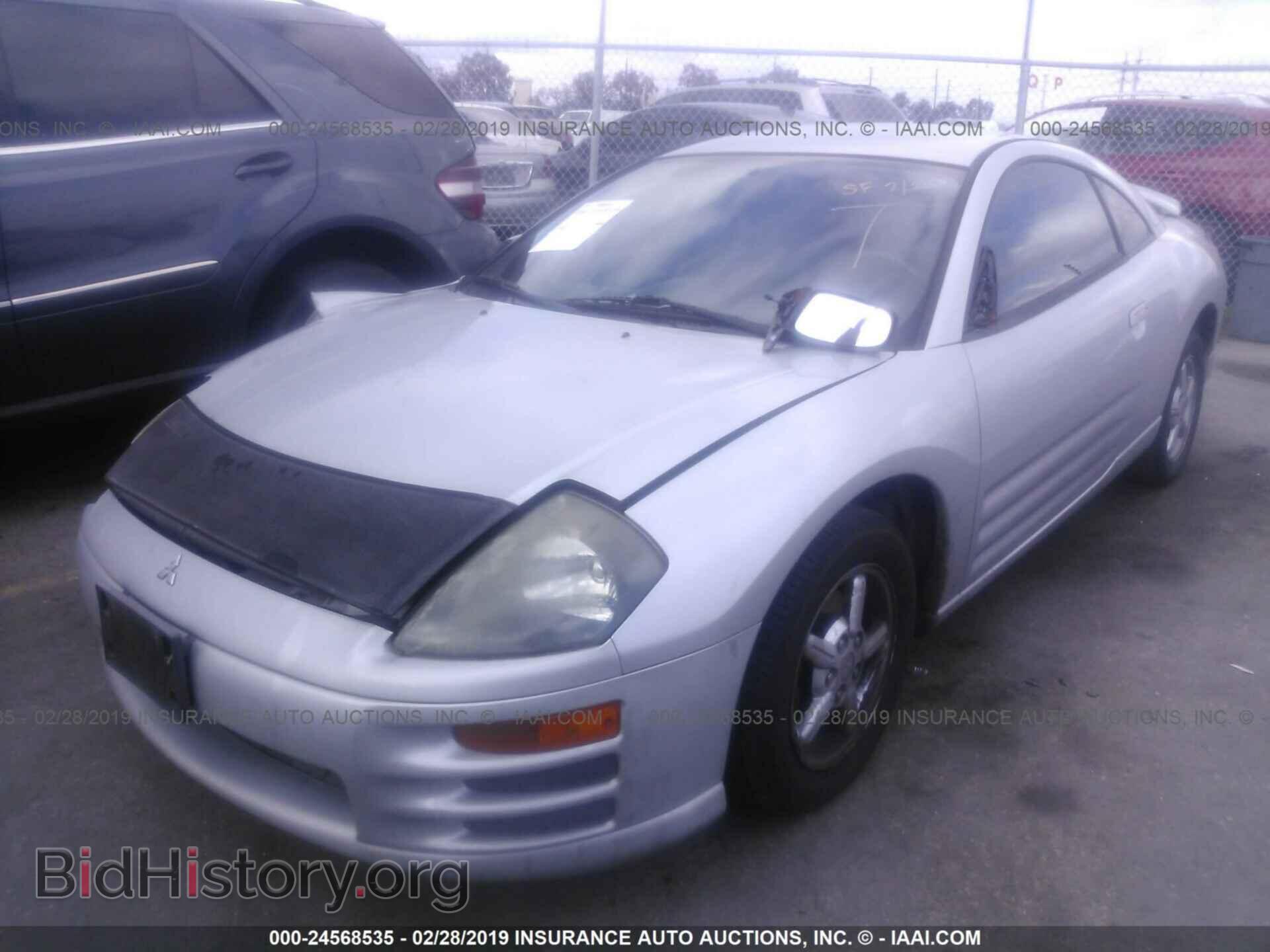 2002 MITSUBISHI ECLIPSE - VIN: 4A3AC34G92E002076 - Фото 2