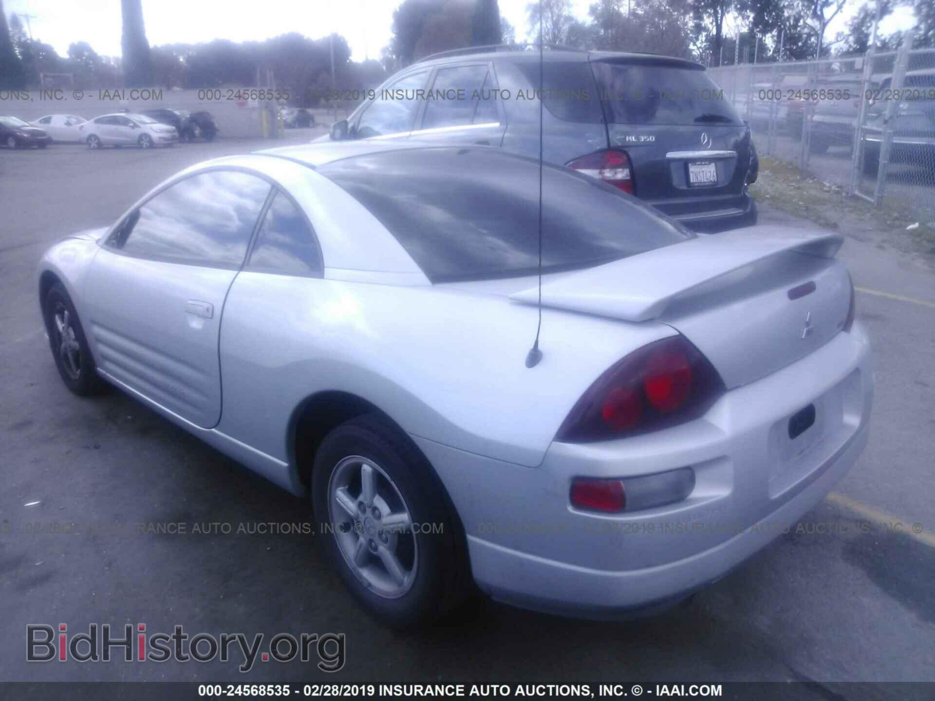2002 MITSUBISHI ECLIPSE - VIN: 4A3AC34G92E002076 - Фото 3