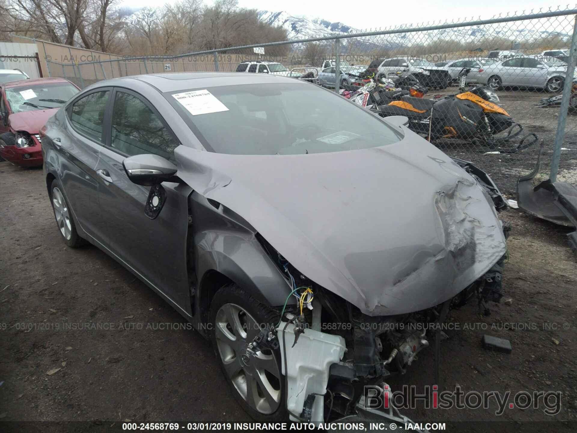 Photo KMHDH4AE8CU197827 - HYUNDAI ELANTRA 2012