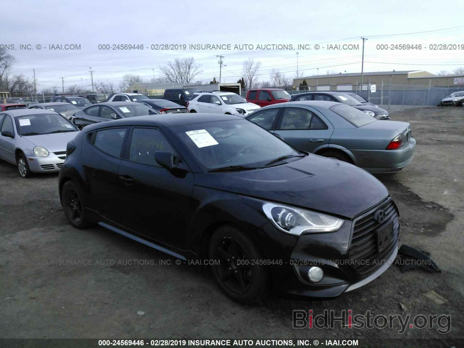 Photo KMHTC6AE7FU239818 - HYUNDAI VELOSTER 2015