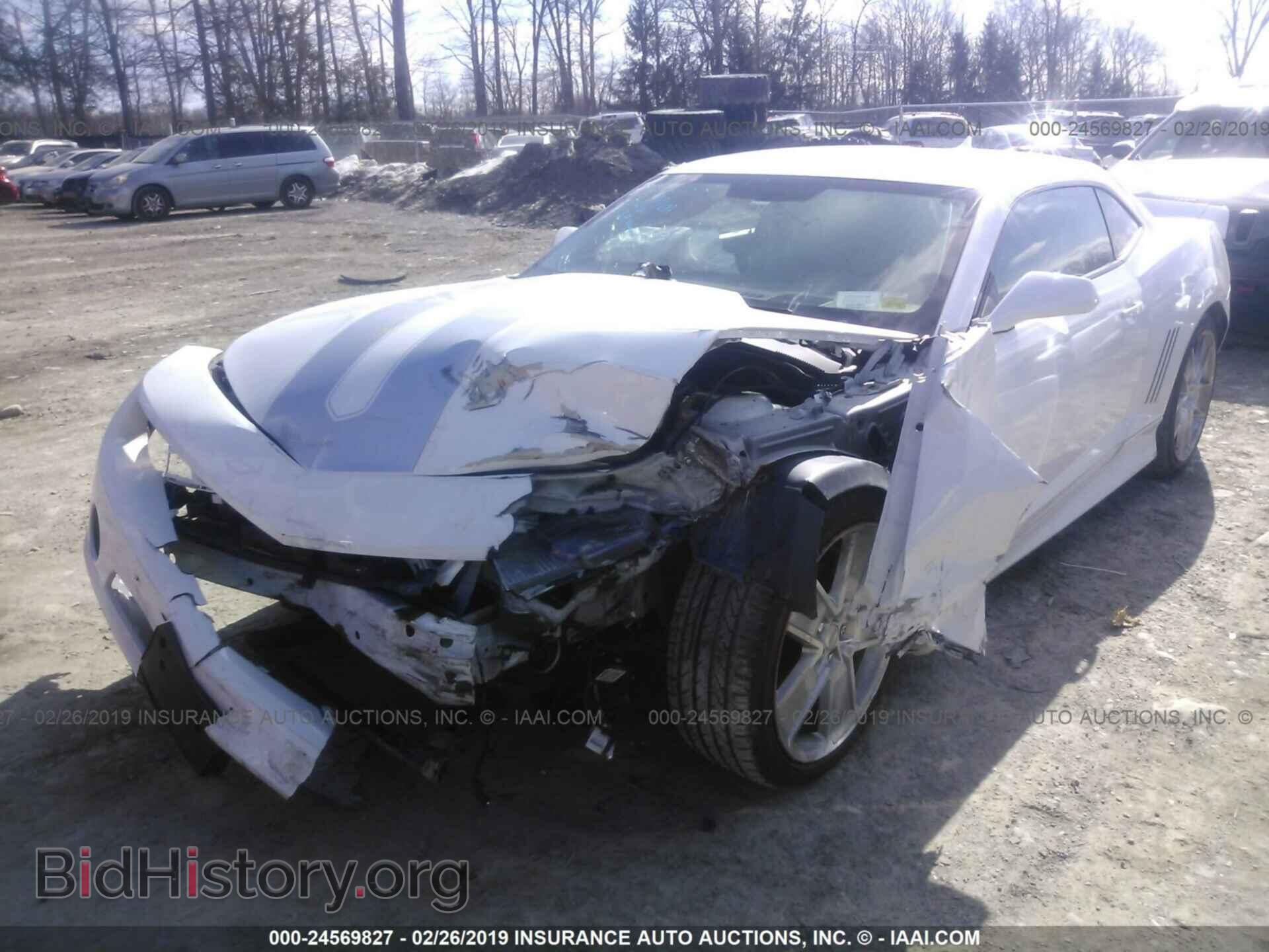 2012 CHEVROLET CAMARO - VIN: 2G1FC1E33C9206538 - Фото 2