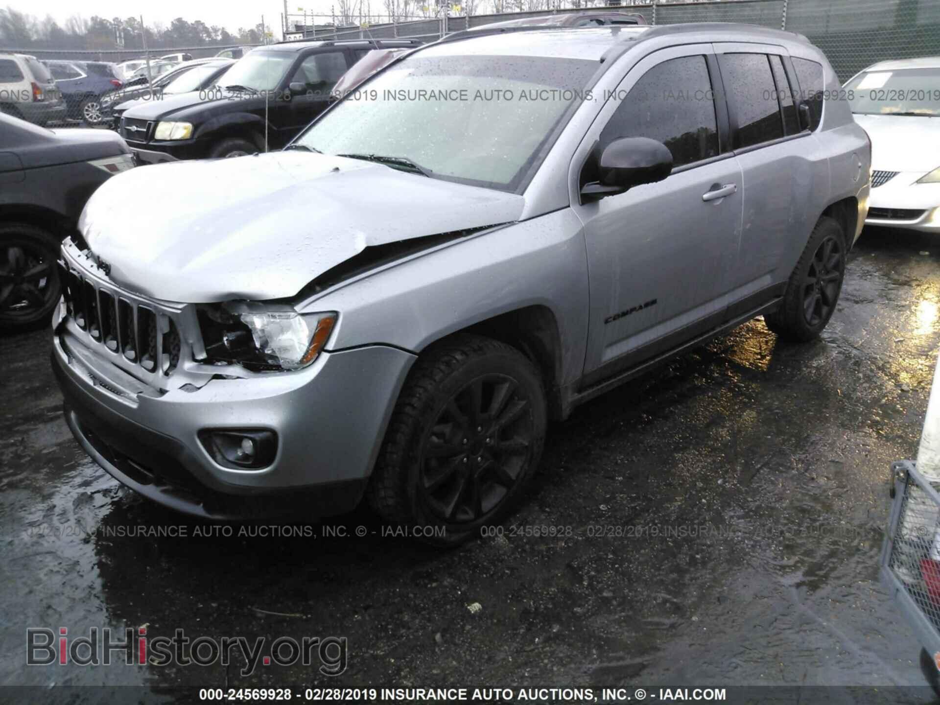 2014 JEEP COMPASS - VIN: 1C4NJCBA1ED814040 - Фото 2