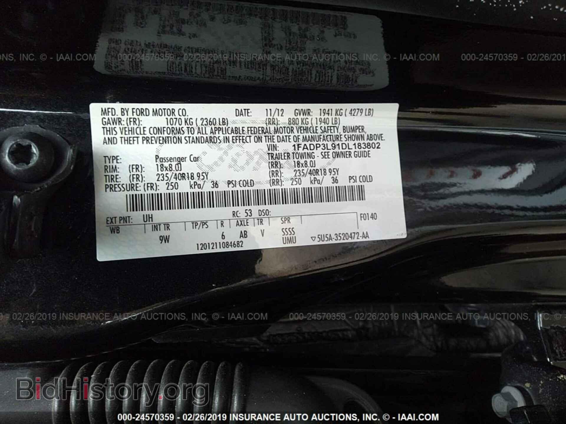 2013 FORD FOCUS - VIN: 1FADP3L91DL183802 - Photo 9
