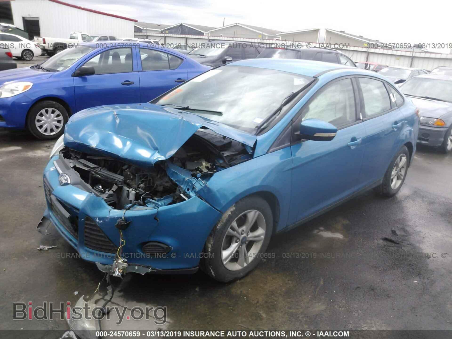 2013 FORD FOCUS - VIN: 1FADP3F21DL243673 - Фото 2