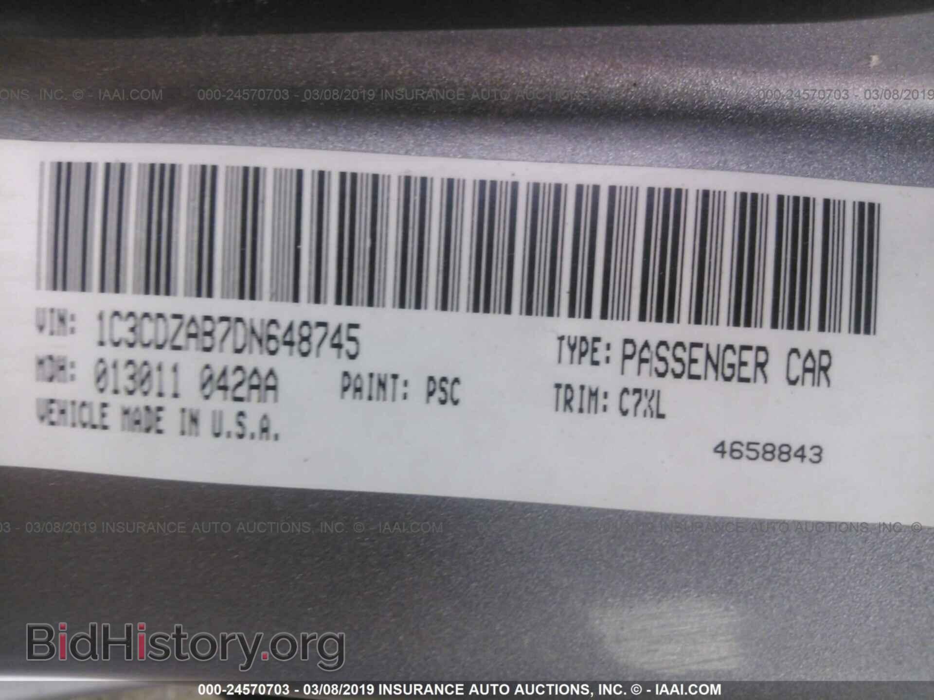 2013 DODGE AVENGER - VIN: 1C3CDZAB7DN648745 - Photo 10