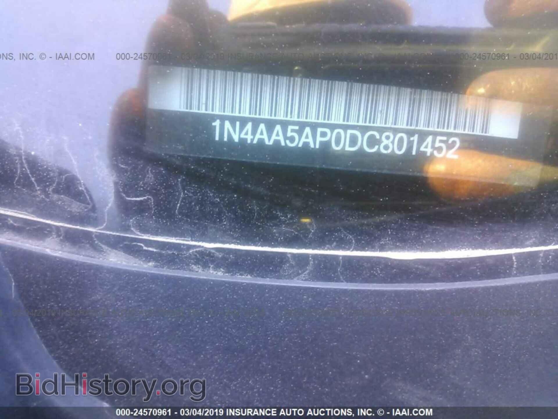 2013 NISSAN MAXIMA - VIN: 1N4AA5AP0DC801452 - Фото 9