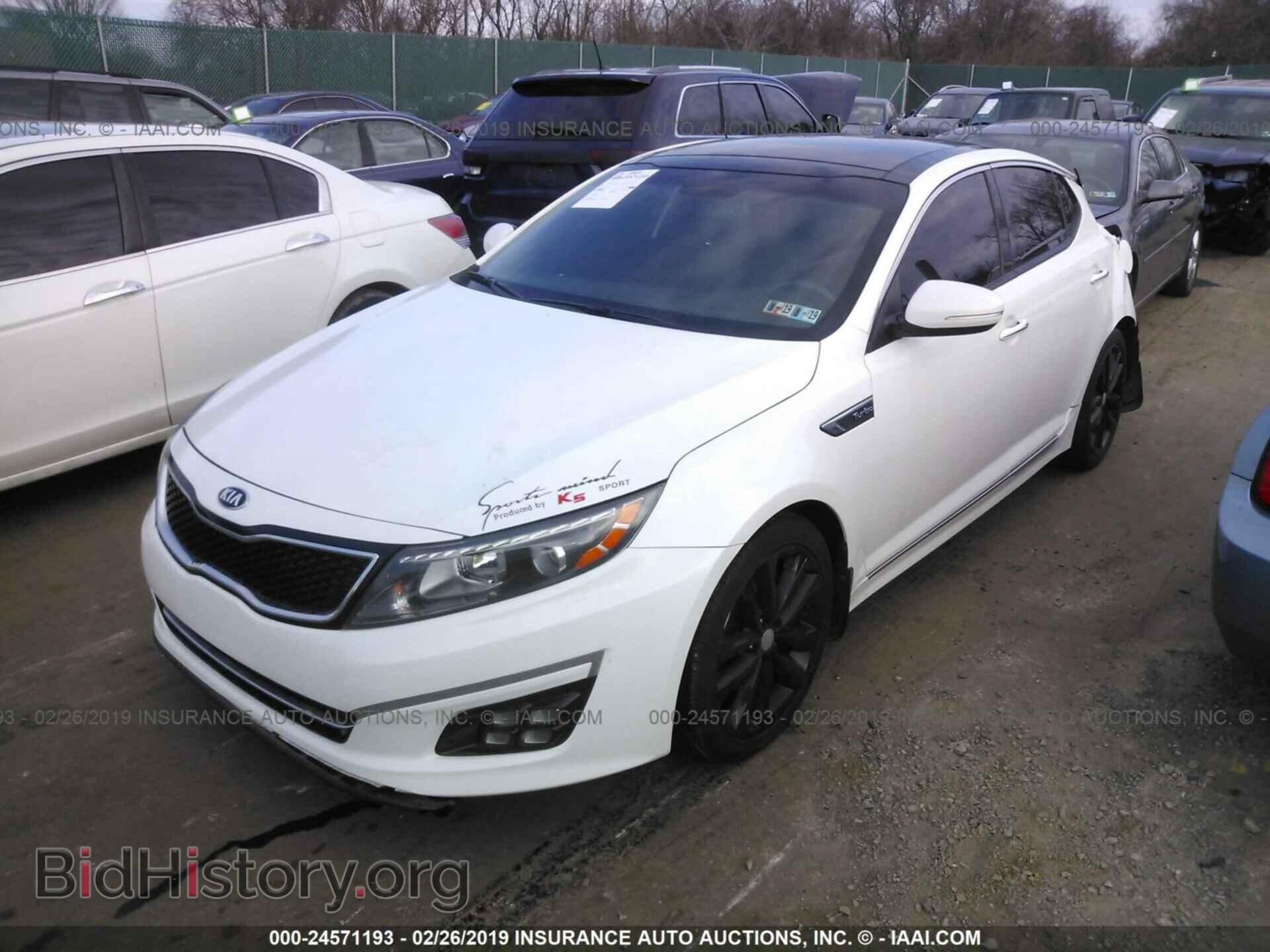 2015 KIA OPTIMA - VIN: 5XXGR4A60FG430956 - Фото 2
