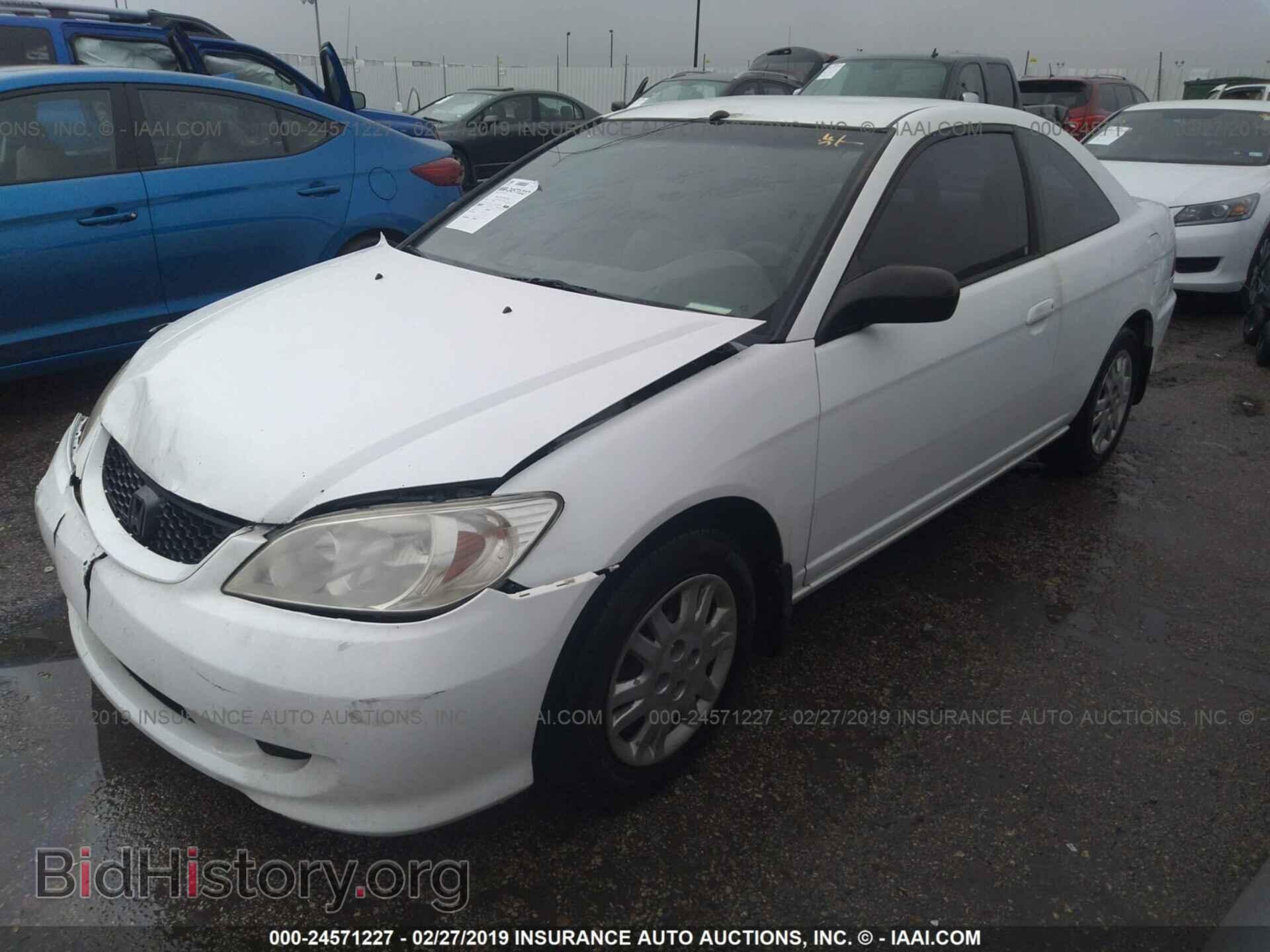 2005 HONDA CIVIC - VIN: 1HGEM225X5L012100 - Фото 2
