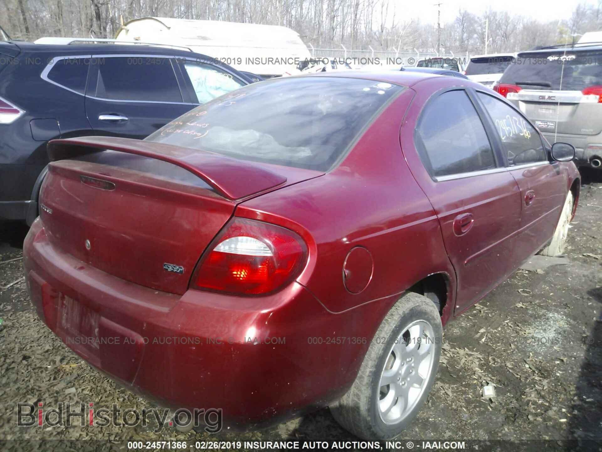 2005 DODGE NEON - VIN: 1B3ES56C85D287488 - Фото 4