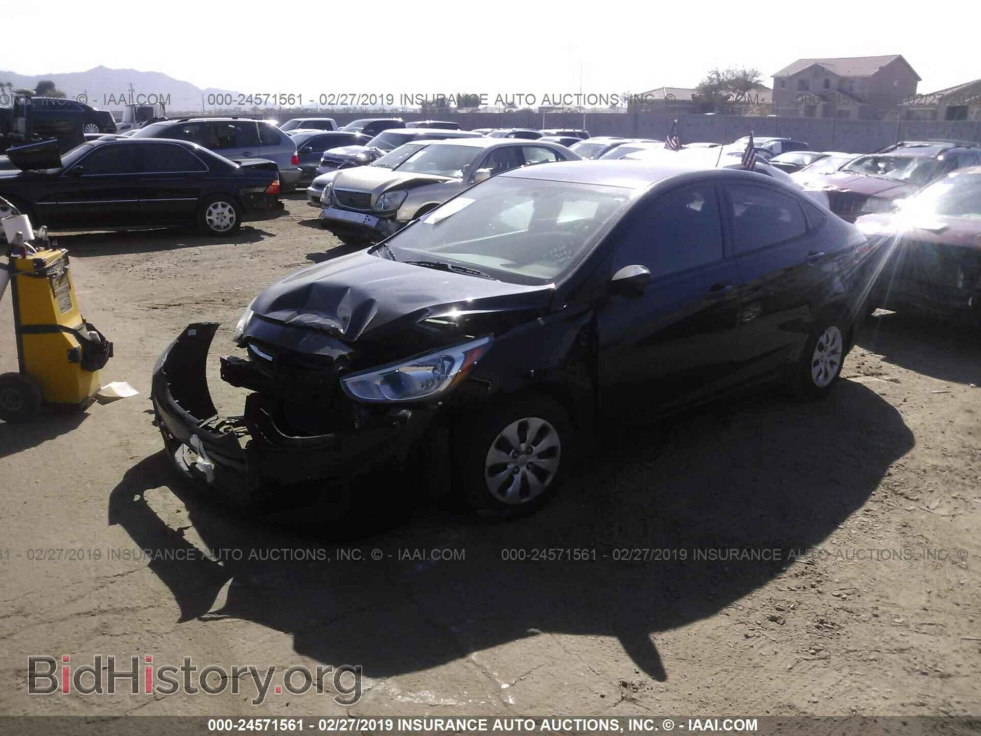 2016 HYUNDAI ACCENT - VIN: KMHCT4AE2GU111167 - Фото 2