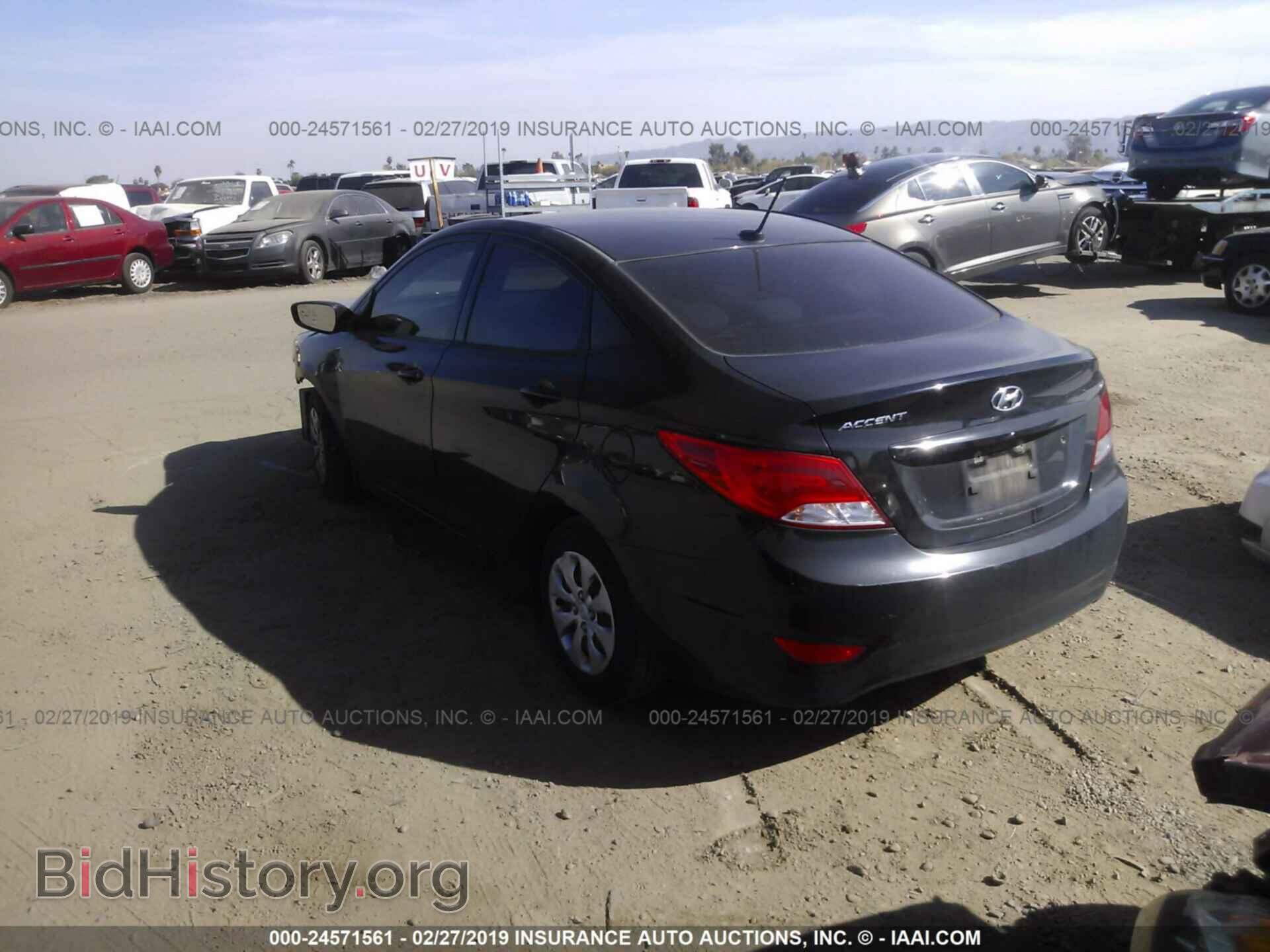 2016 HYUNDAI ACCENT - VIN: KMHCT4AE2GU111167 - Фото 3