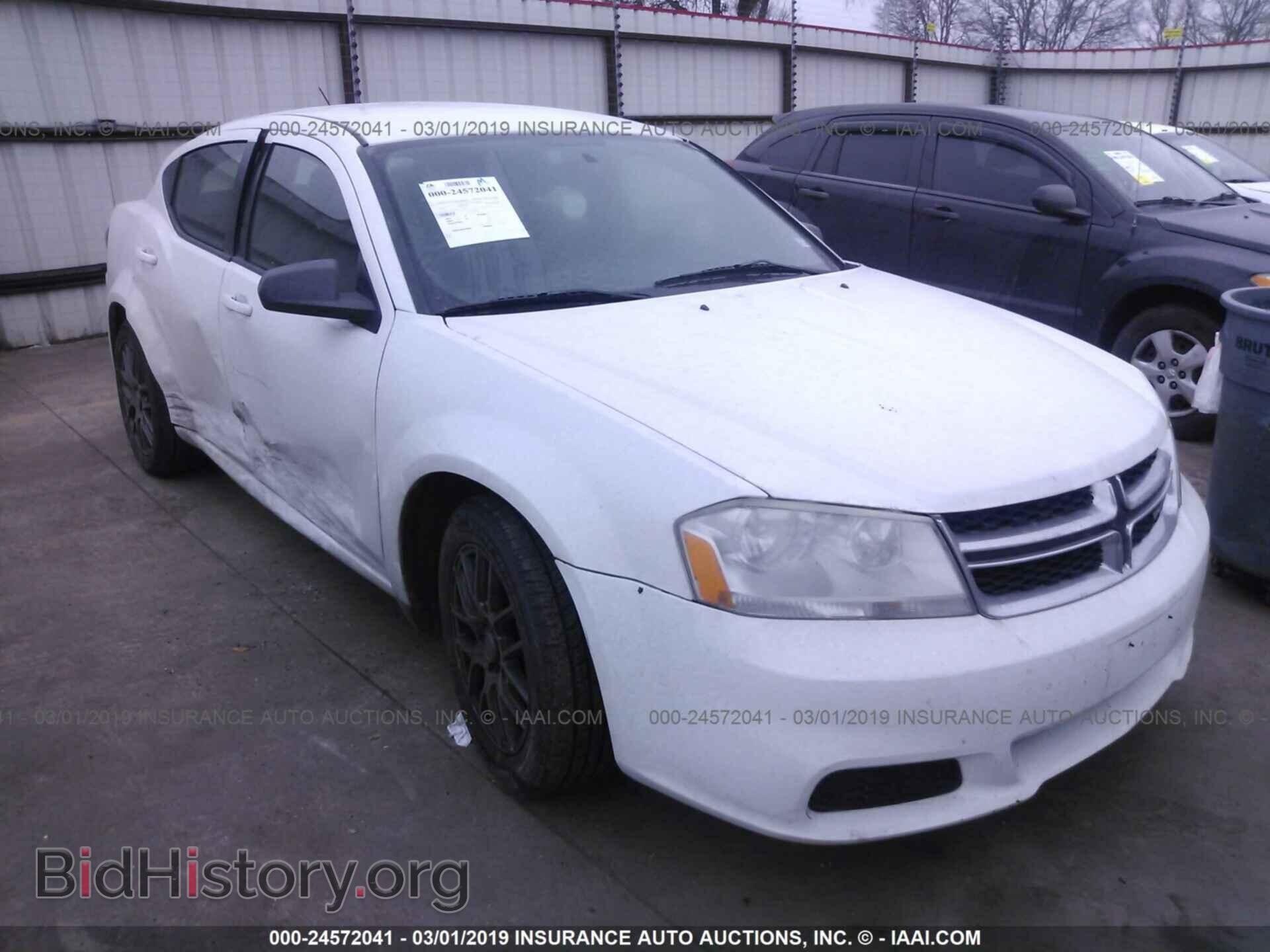 Фотография 1C3CDZAB7CN111288 - DODGE AVENGER 2012
