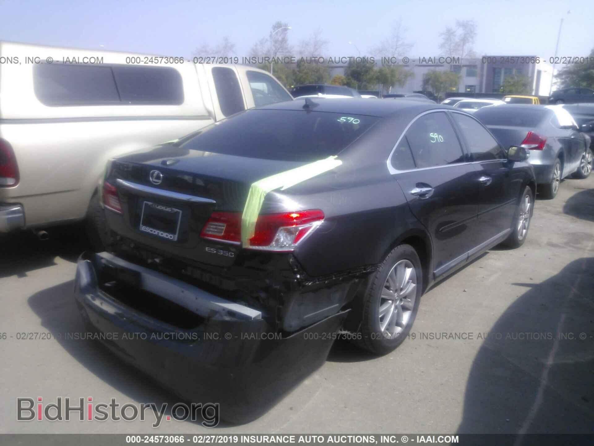 2011 LEXUS ES - VIN: JTHBK1EGXB2448234 - Фото 4