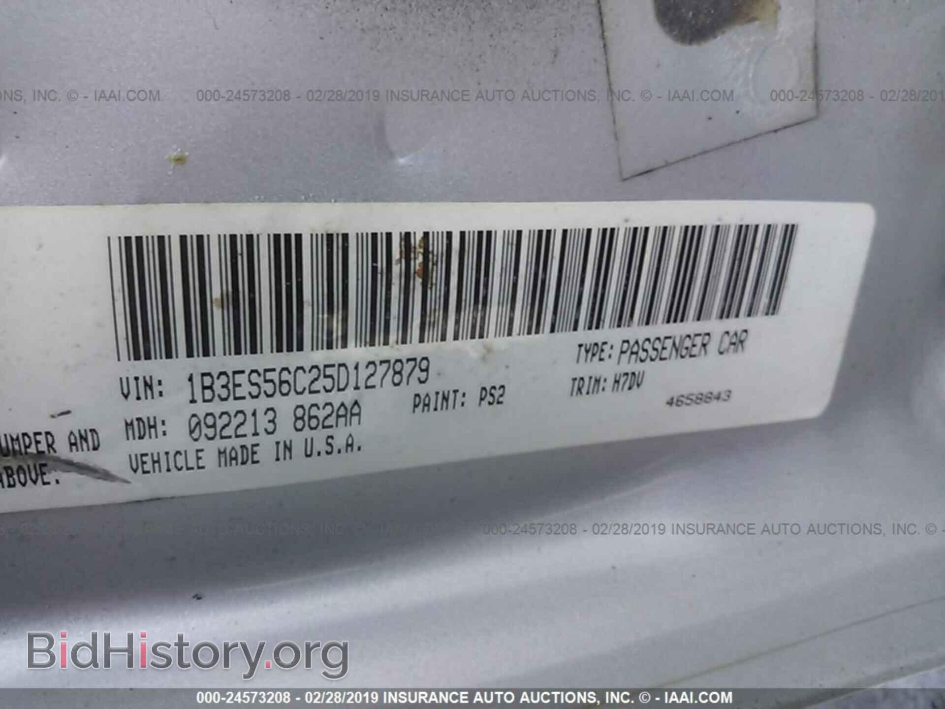 2005 DODGE NEON - VIN: 1B3ES56C25D127879 - Фото 9