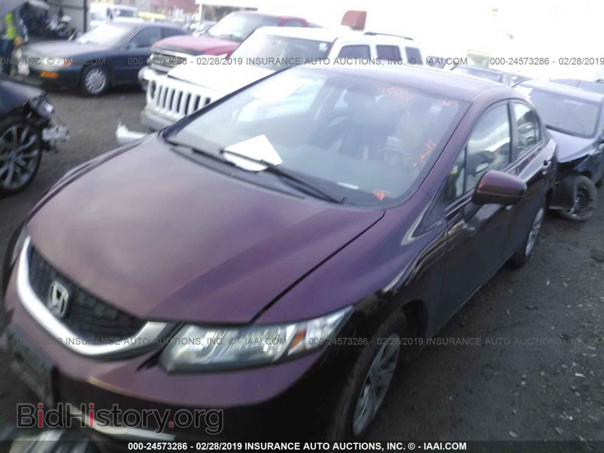 2014 HONDA CIVIC - VIN: 19XFB2F50EE244796 - Фото 2
