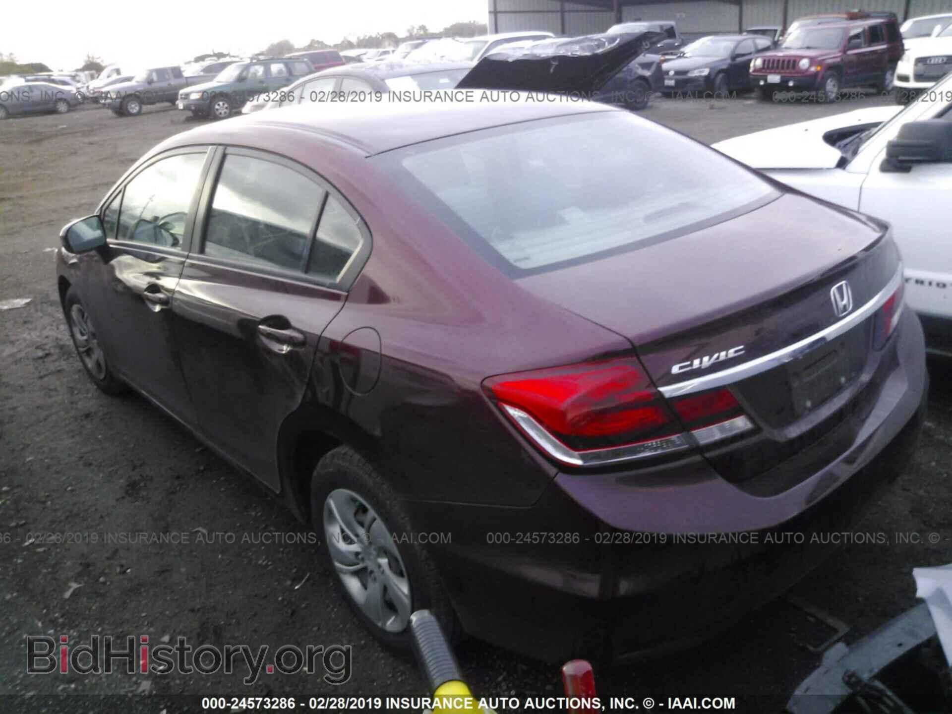 2014 HONDA CIVIC - VIN: 19XFB2F50EE244796 - Фото 3