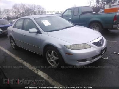 2005 Mazda 6, silver — VIN 1YVHP80C855M55836, IAAI