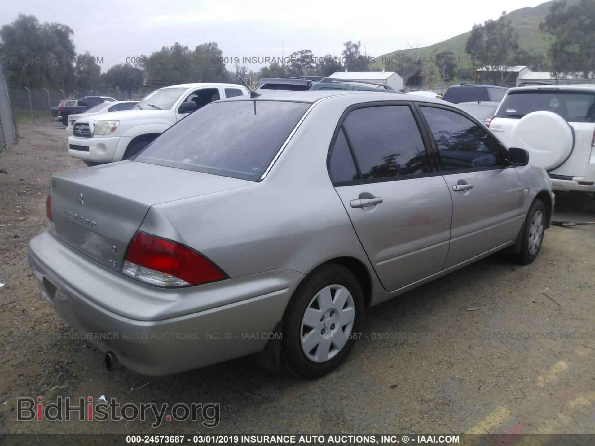 2003 MITSUBISHI LANCER - VIN: JA3AJ26E43U005942 - Фото 4