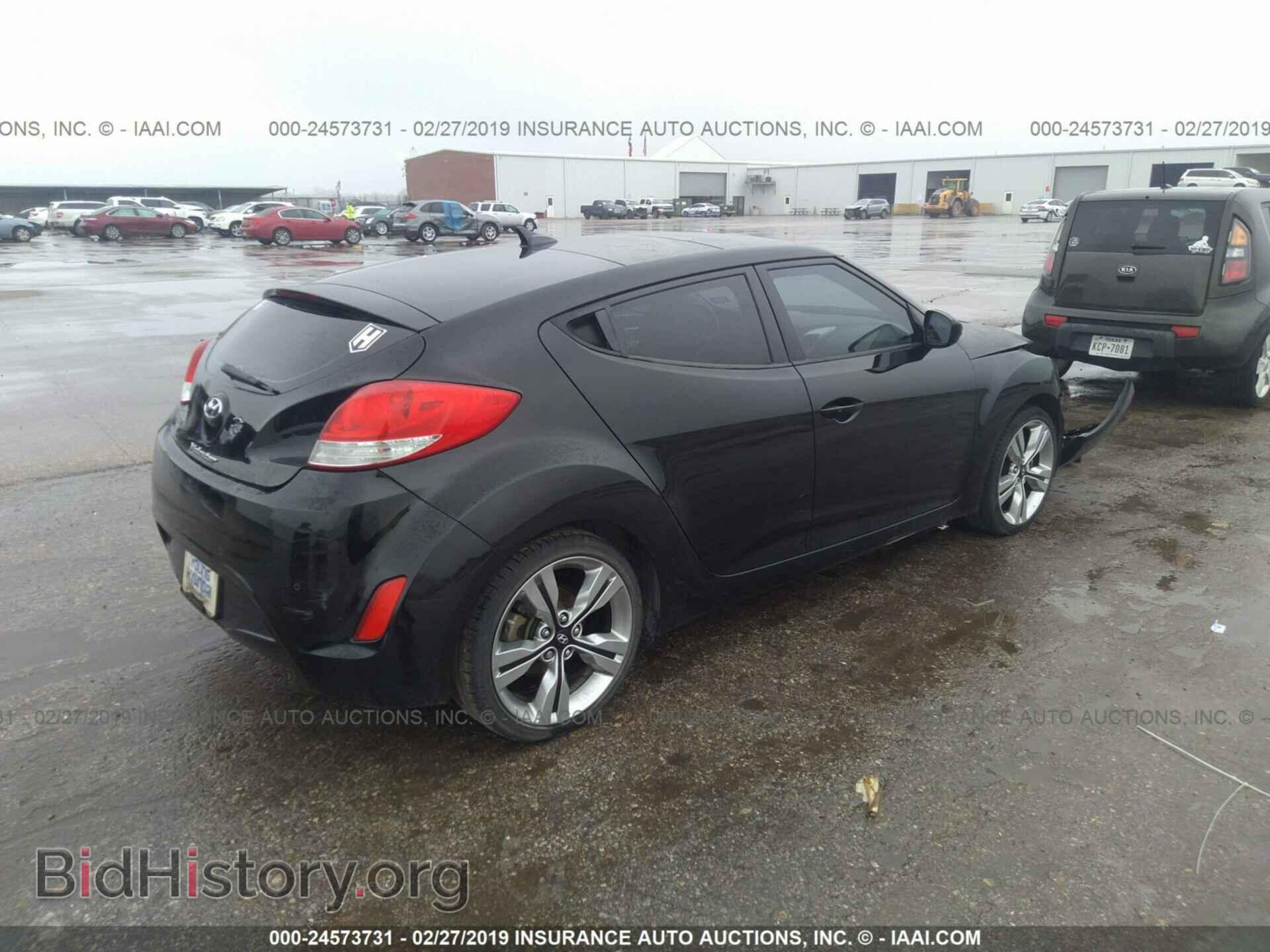 2013 HYUNDAI VELOSTER - VIN: KMHTC6AD8DU101452 - Фото 4