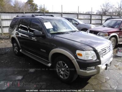 2006 Ford EXPLORER, gray — VIN 1FMEU74E66UA24499, IAAI