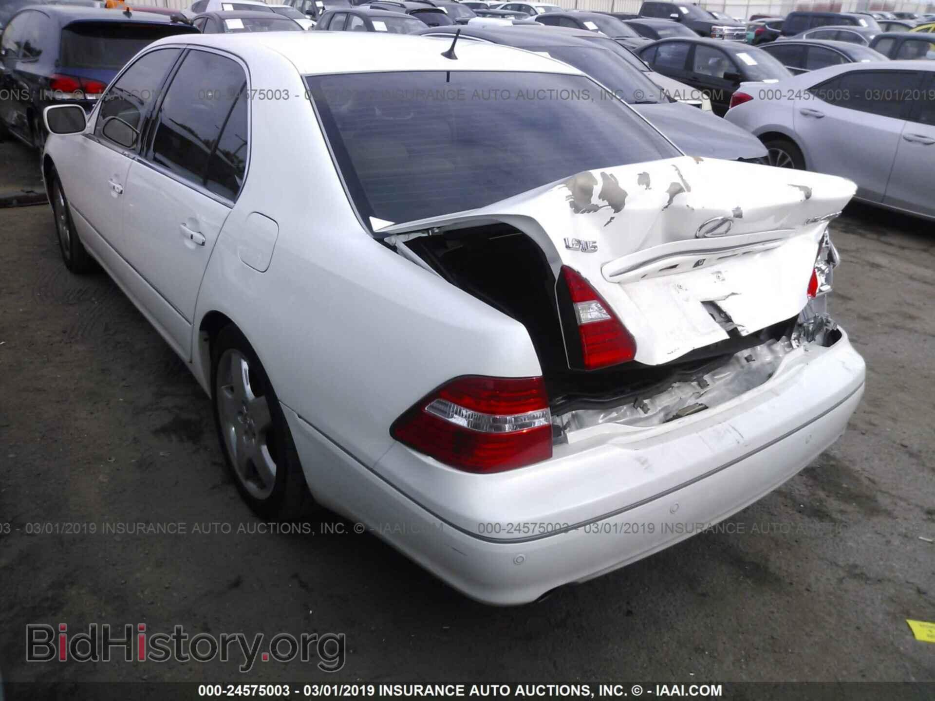 2005 LEXUS LS - VIN: JTHBN36FX55021860 - Фото 3