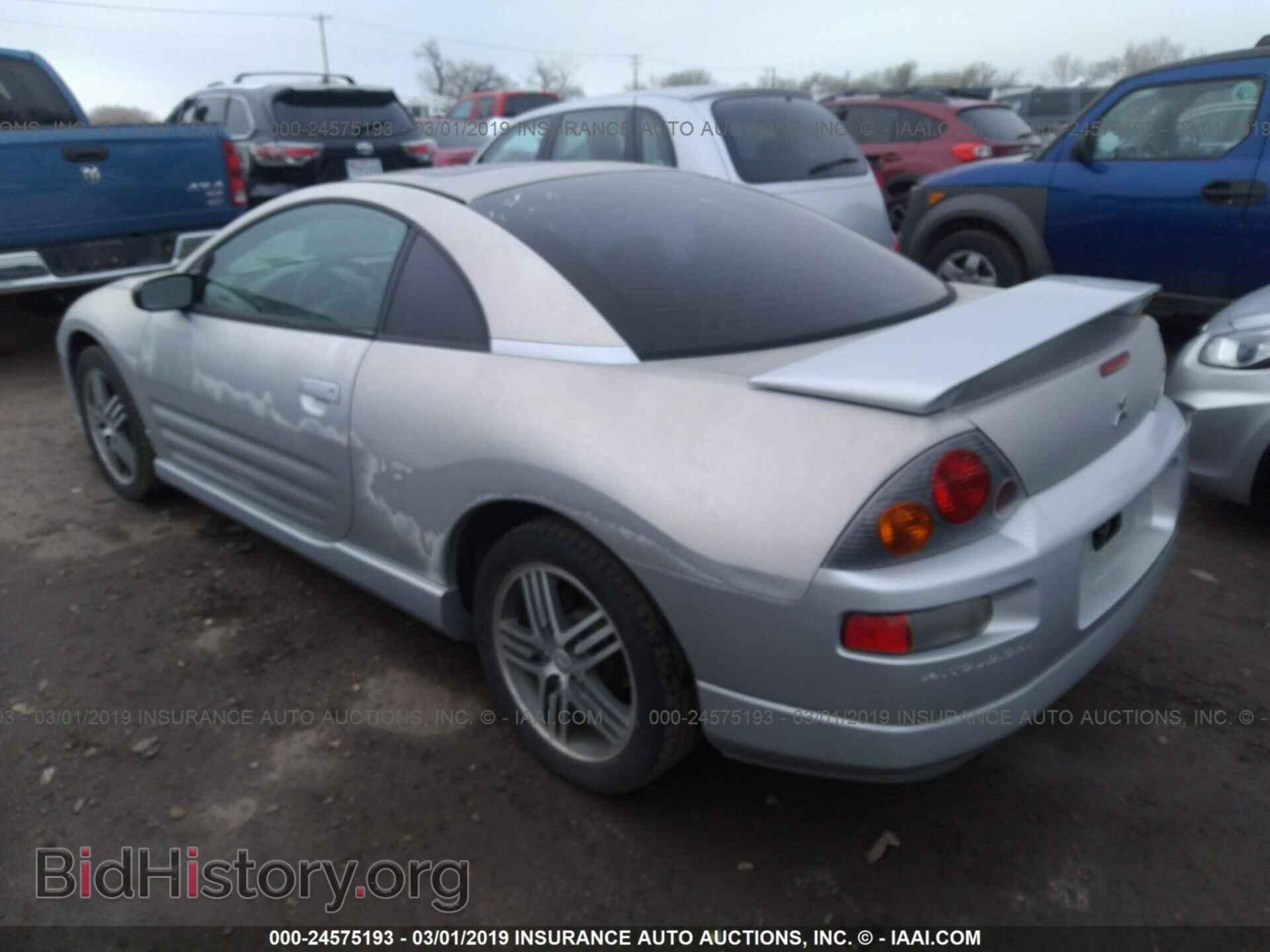 2003 MITSUBISHI ECLIPSE - VIN: 4A3AC84H93E033741 - Фото 3