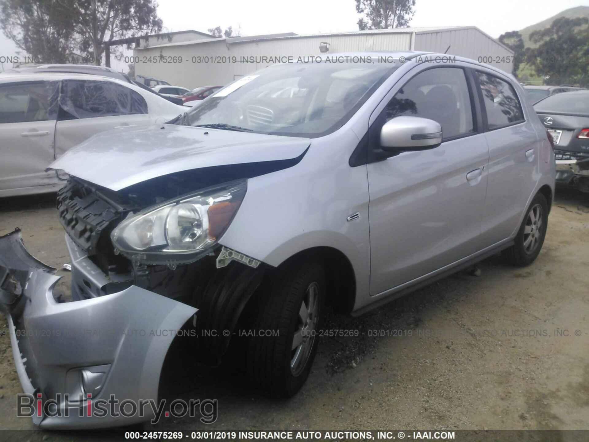 2015 MITSUBISHI MIRAGE - VIN: ML32A4HJ0FH007165 - Фото 2