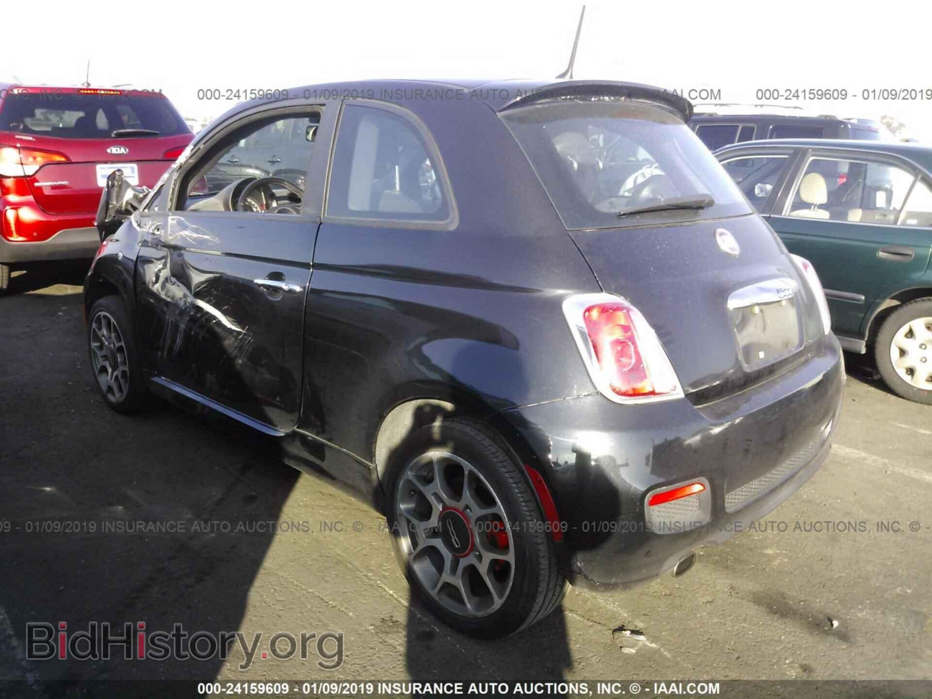 2012 FIAT 500 - VIN: 3C3CFFBRXCT196602 - Фото 3