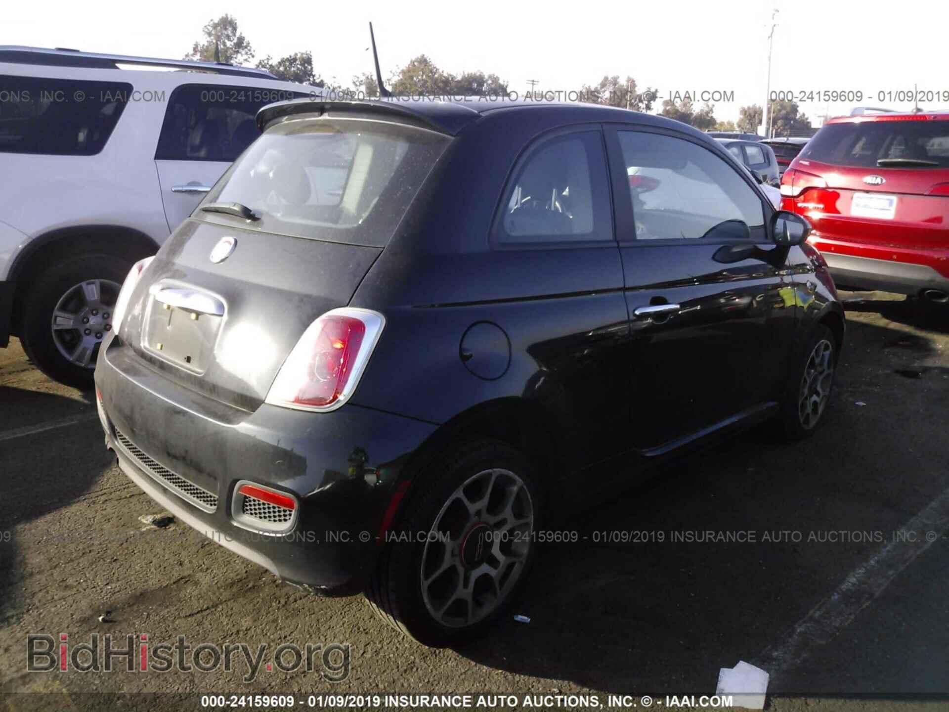 2012 FIAT 500 - VIN: 3C3CFFBRXCT196602 - Фото 4